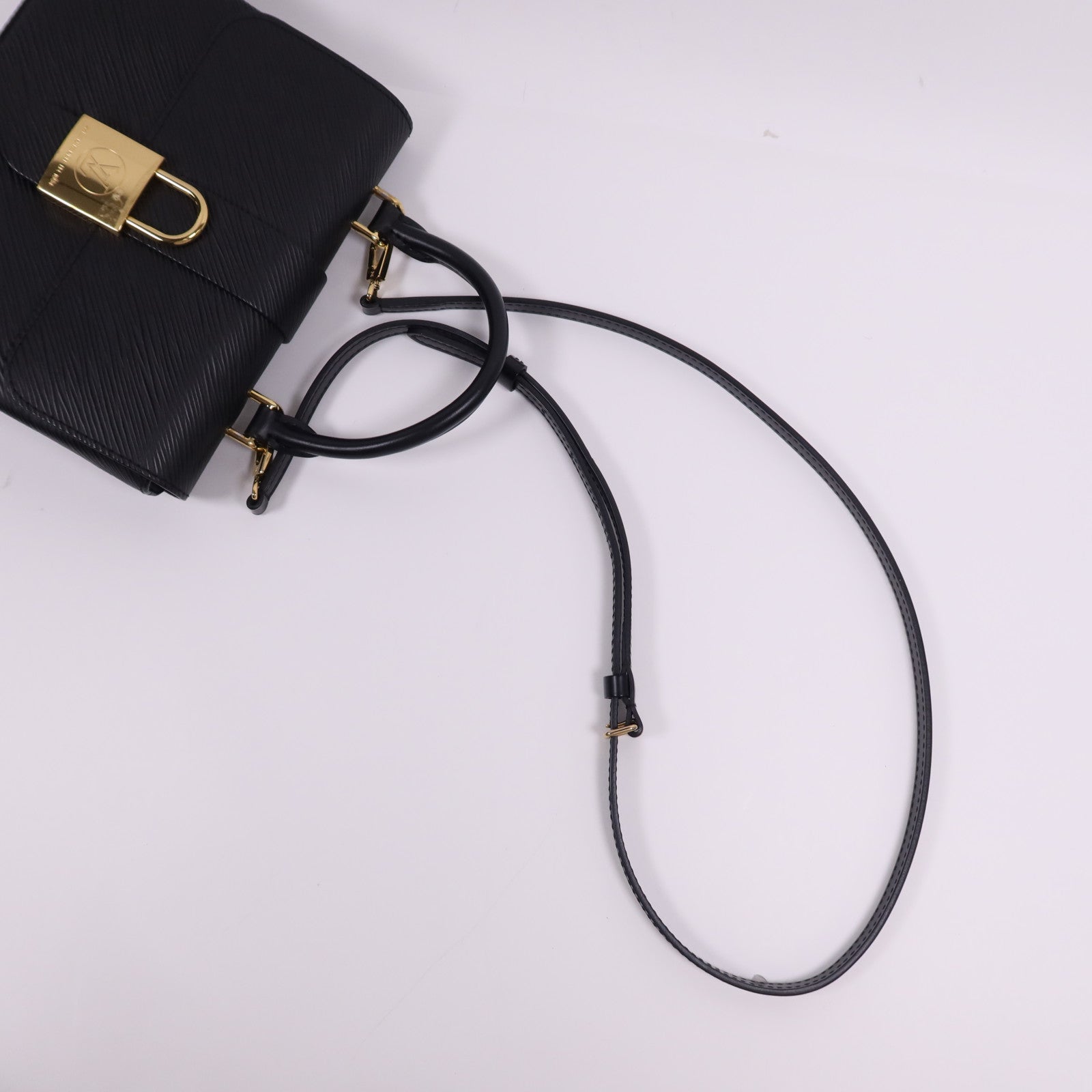 LOUIS VUITTON Epi Locky BB金扣手挽肩背兩用袋