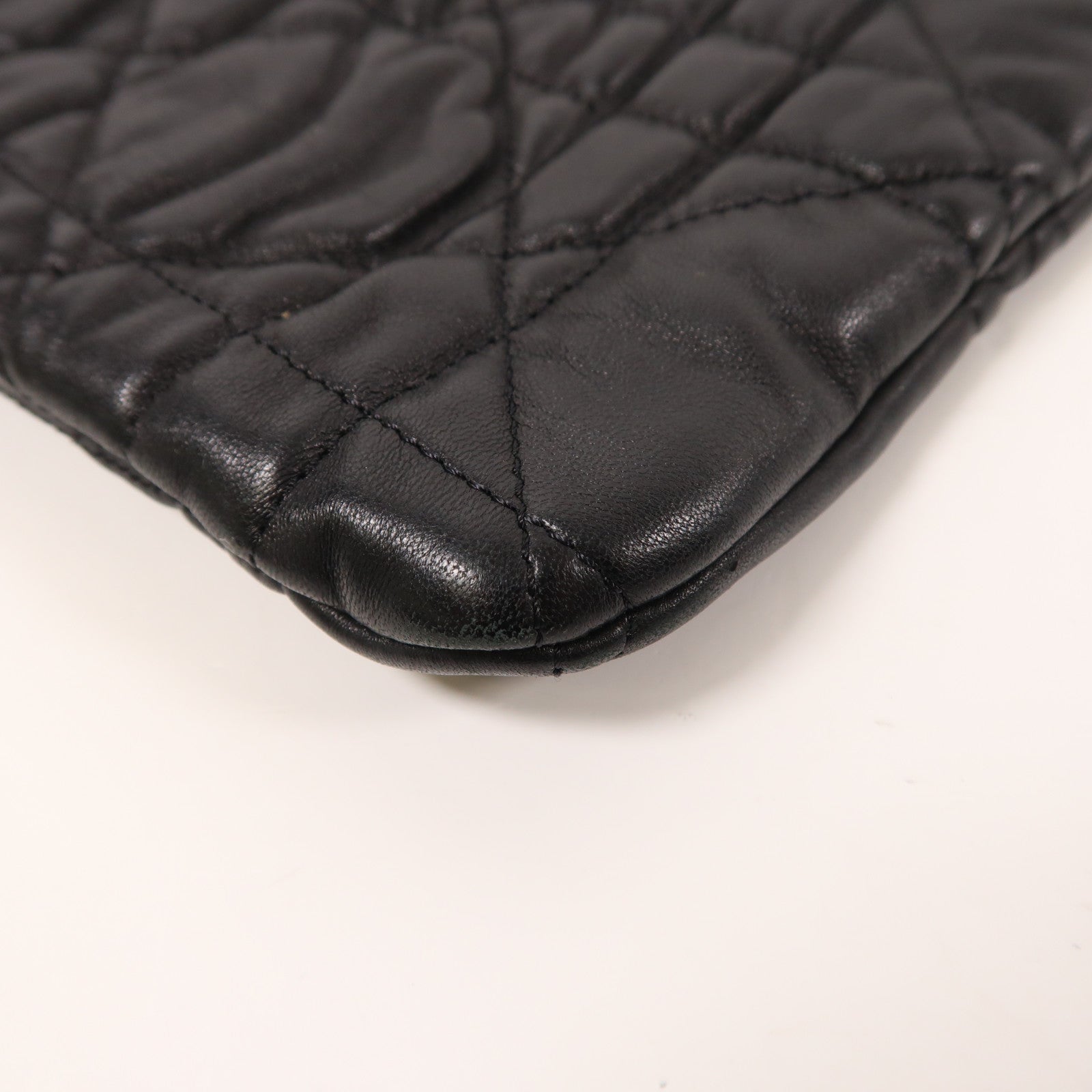 Dior 羊皮皮革Clutch Bag金扣手拿包