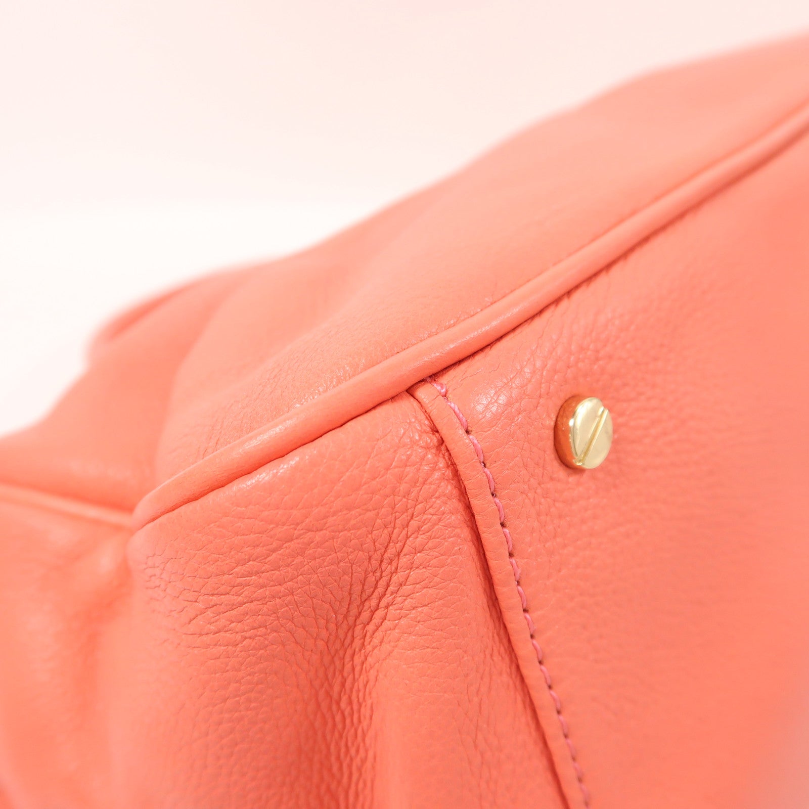 Tory Burch 牛皮皮革2 Way Bag金扣手挽肩背兩用袋