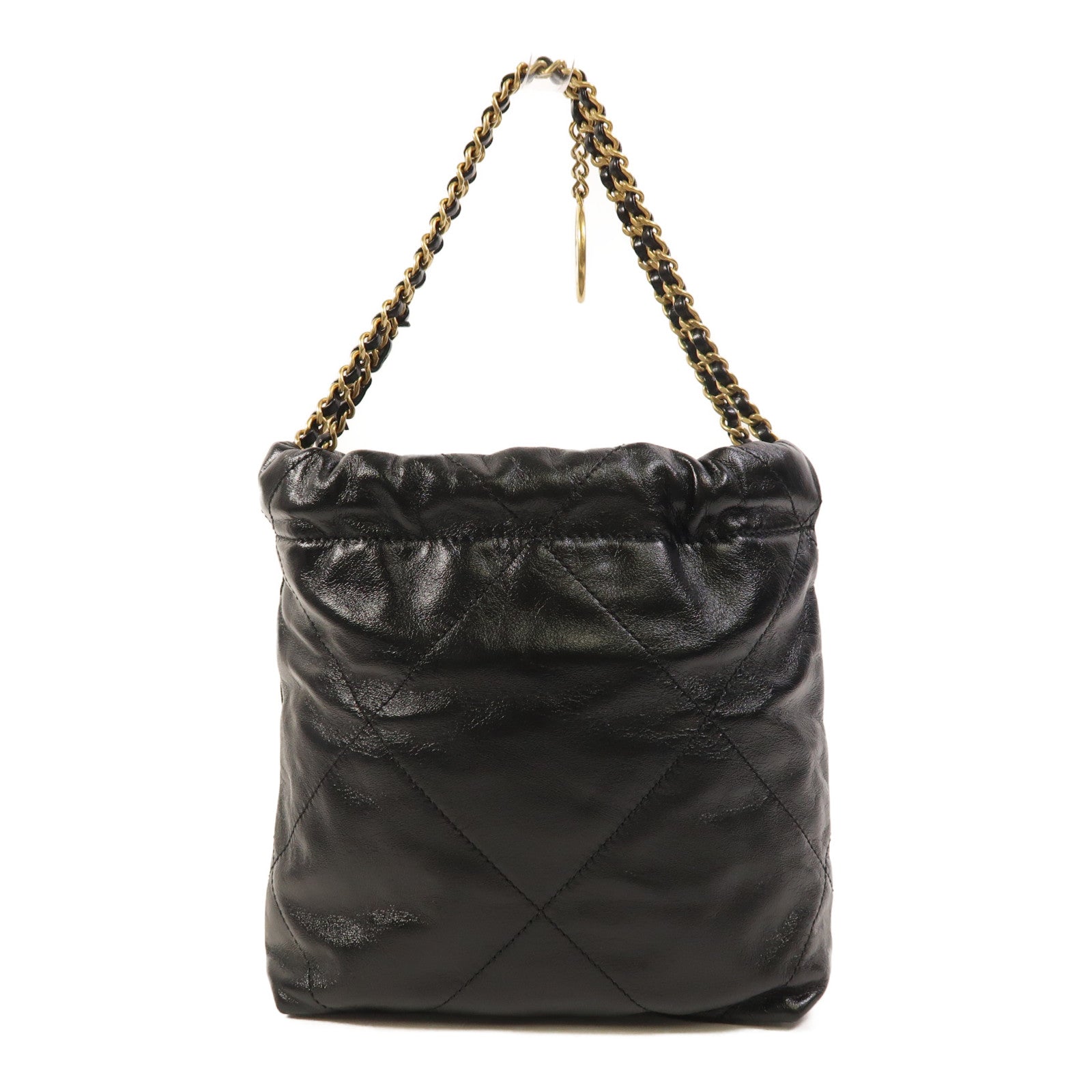 CHANEL 牛皮皮革Chanel 22 Mini金扣手挽肩背兩用袋