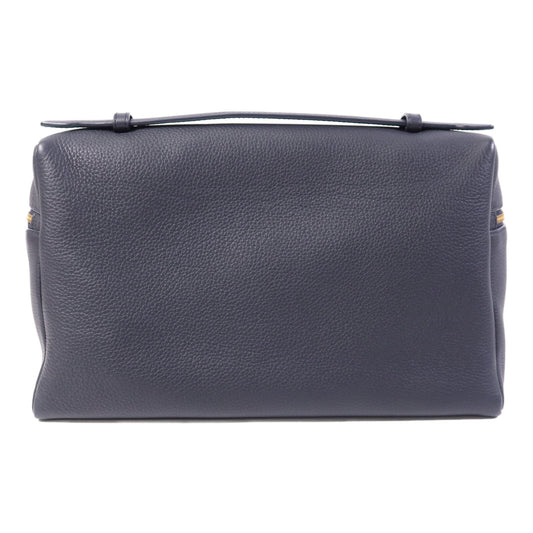 Loro Piana 牛皮皮革Extra Pocket L27金扣手挽肩背兩用袋