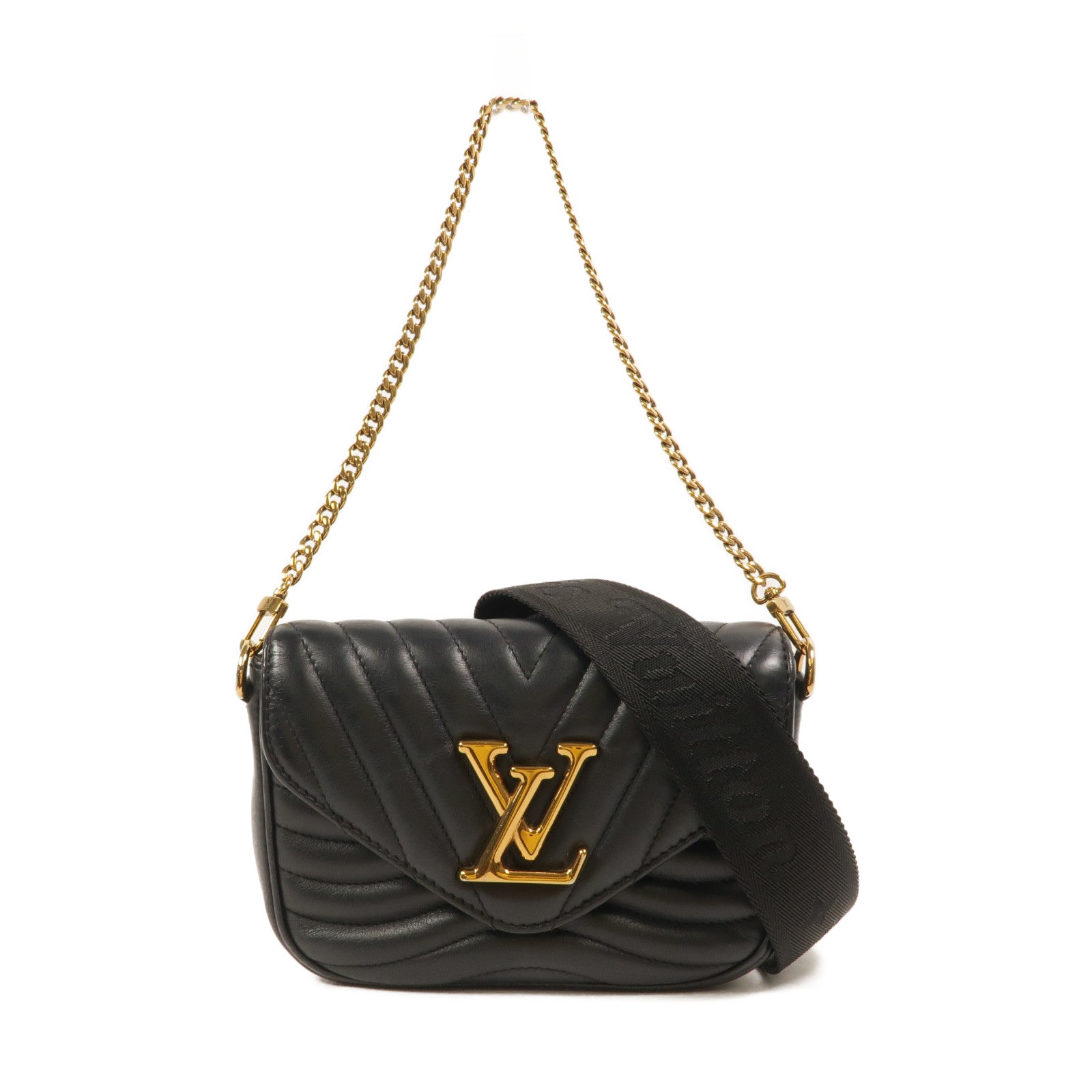 LOUIS VUITTON 牛皮皮革New Wave手挽肩背兩用袋