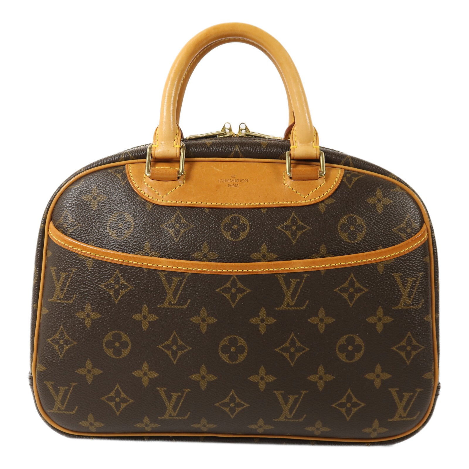 LOUIS VUITTON Monogram Trouville PM金扣手挽袋