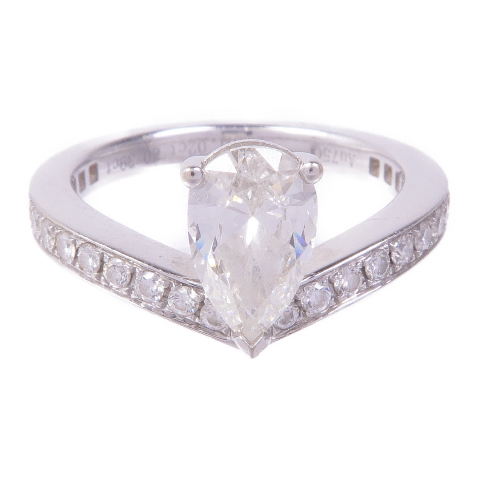 JEWELRY 【激減優惠】18K白金Diamond Ring鑽石戒指US#6.5