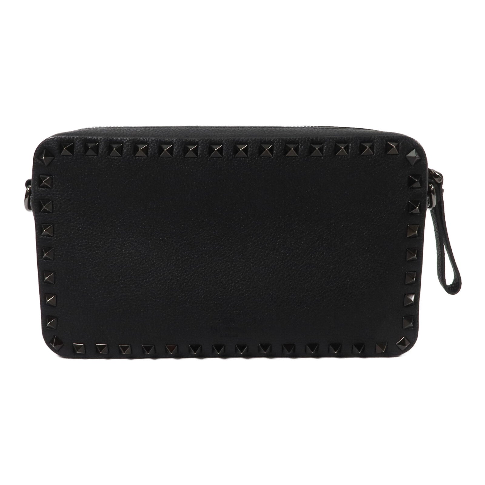 Valentino 牛皮皮革Rockstud Grainy肩背袋