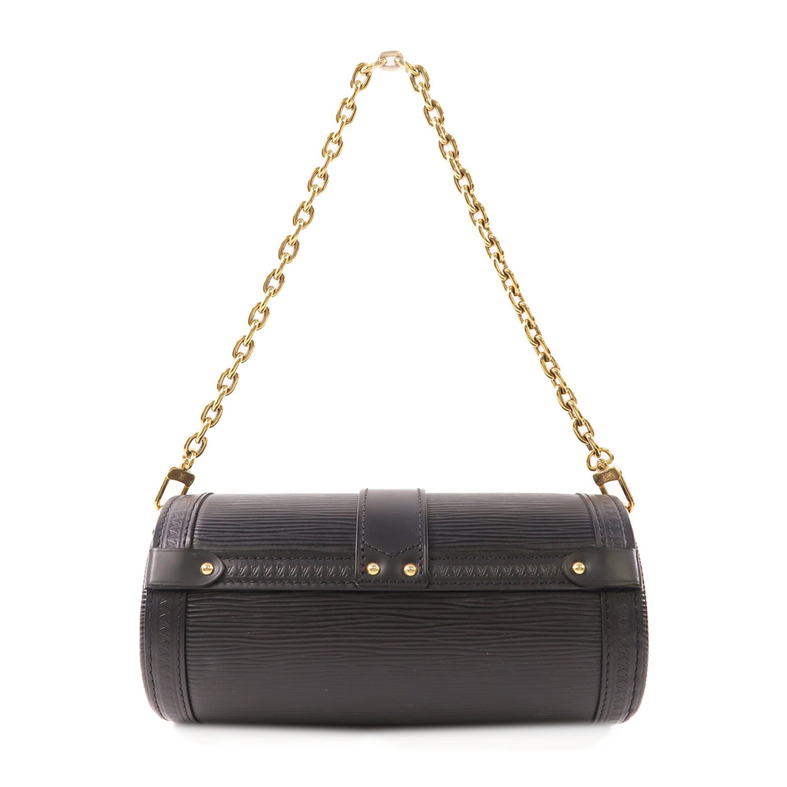 LOUIS VUITTON Epi Papillon Trunk金扣手挽肩背兩用袋