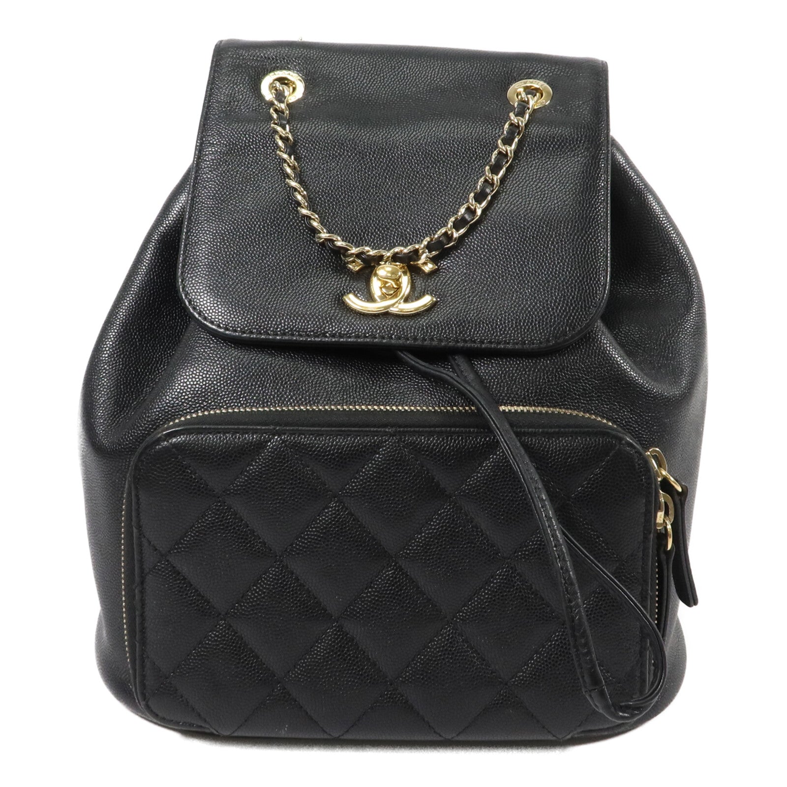 CHANEL 牛皮皮革Business Affinity Backpack背包