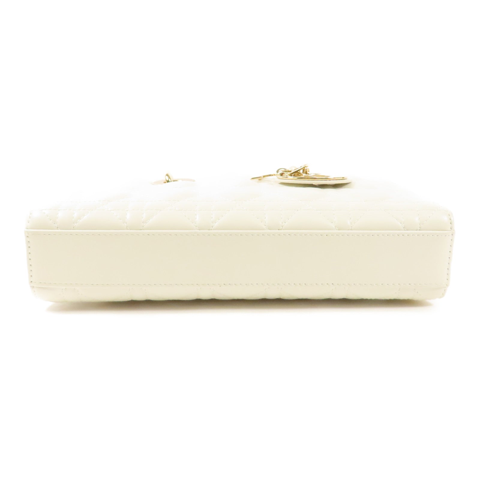 Dior 山羊皮皮革Lady D Joy金扣手挽肩背兩用袋