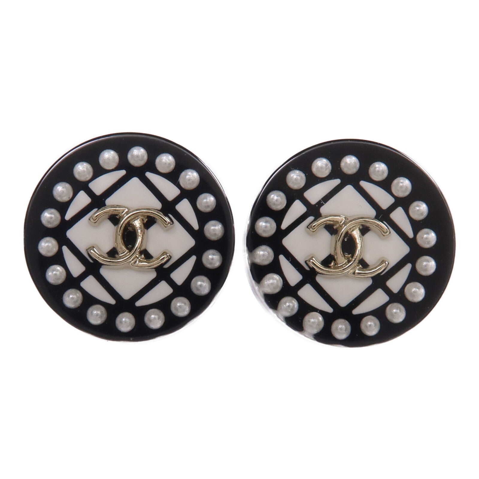CHANEL PVC/金屬Earrings耳環