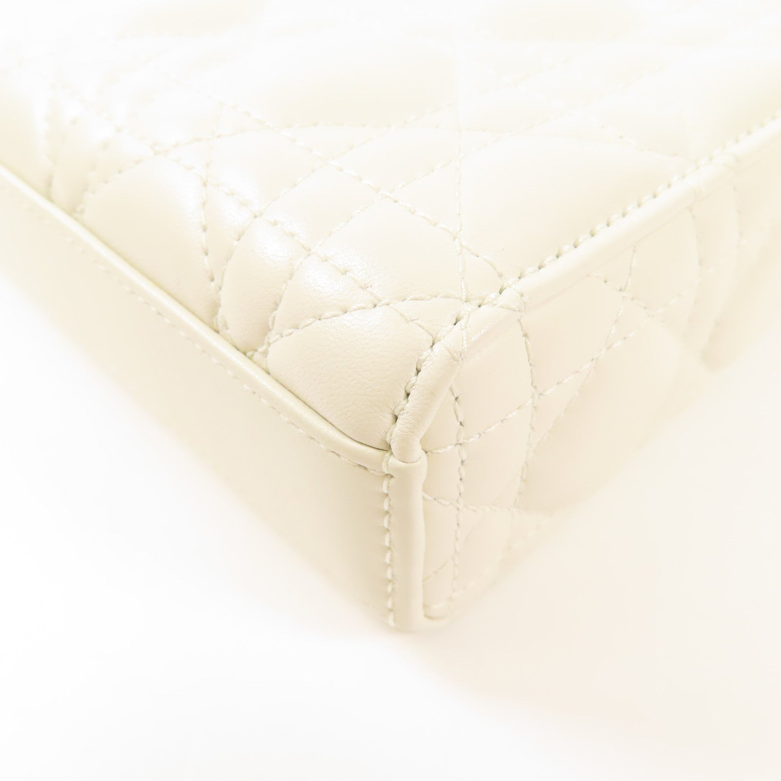 Dior 山羊皮皮革Lady D Joy金扣手挽肩背兩用袋