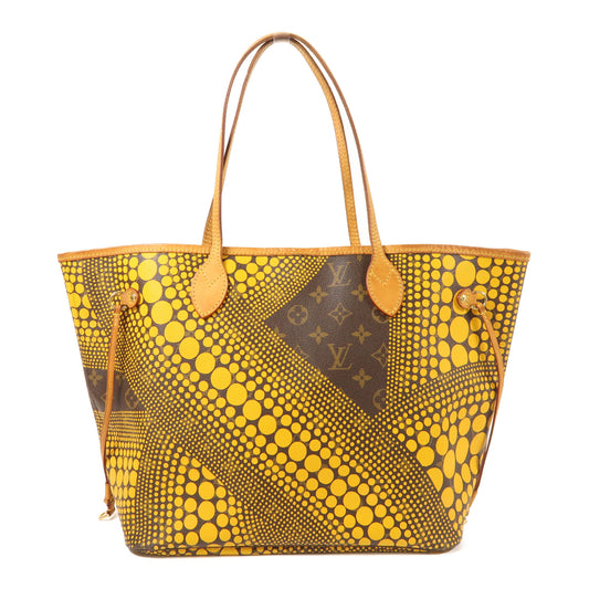 LOUIS VUITTON 【激減優惠】Monogram YK Neverfull MM金扣手挽袋