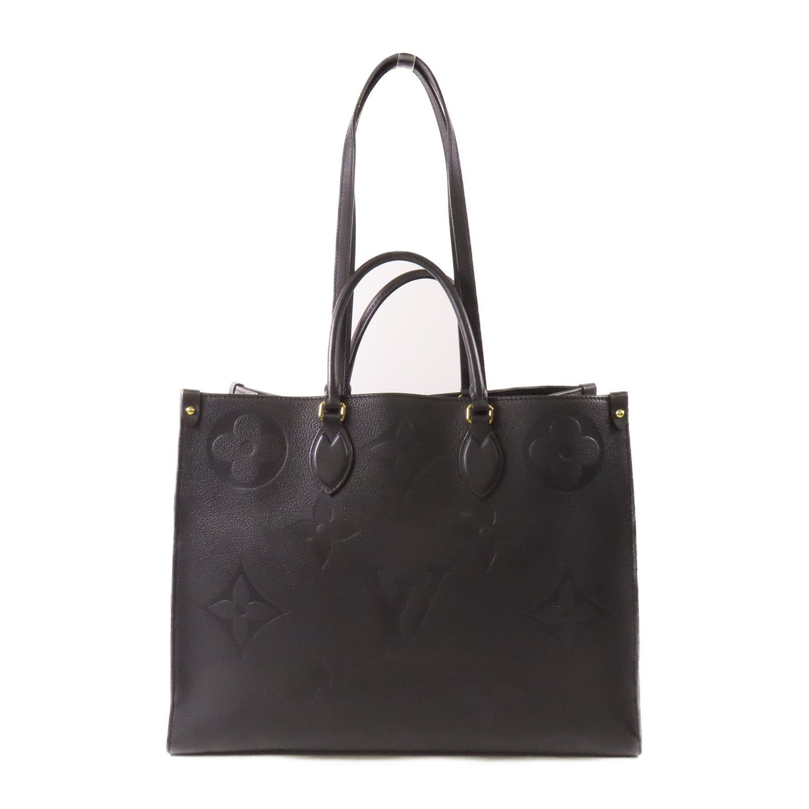 LOUIS VUITTON LV GHW On The Go GM 2 Way Bag M44925 Monogram Empreinte Black