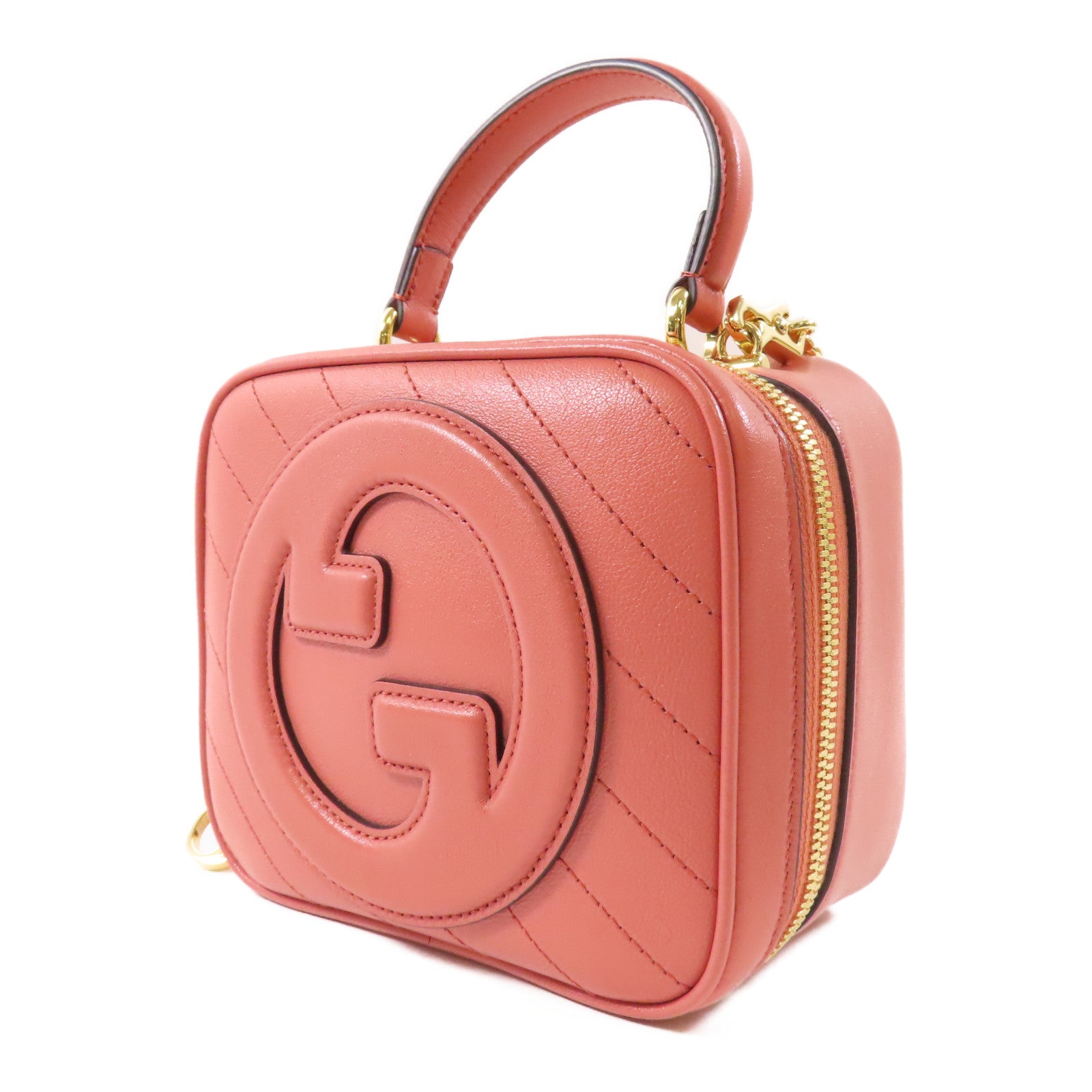 GUCCI 牛皮皮革Blondie Bag金扣手挽肩背兩用袋