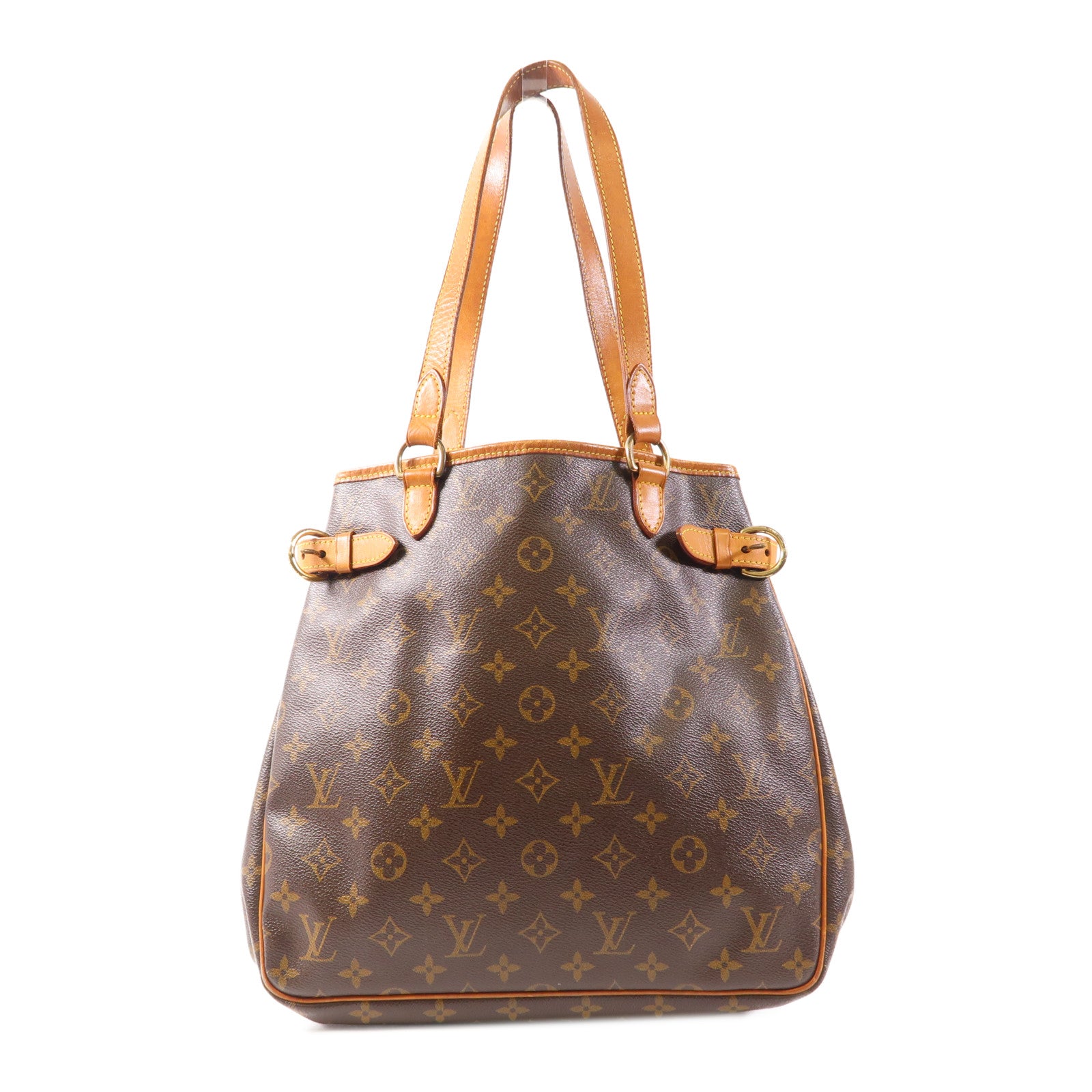 LOUIS VUITTON LV GHW Batignolles Shoulder Tote Bag Handbag M51153 Monogram Brown