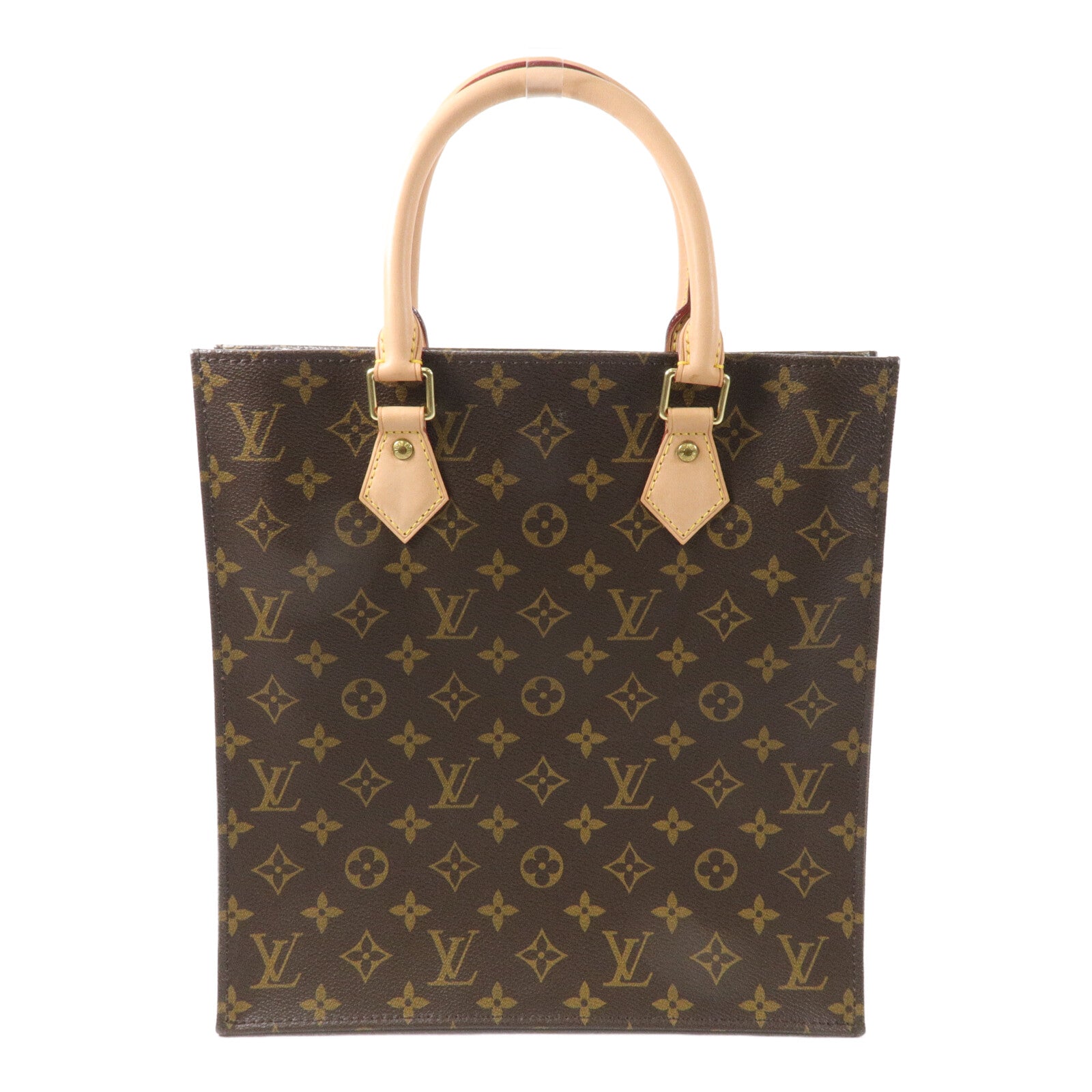 LOUIS VUITTON Monogram Sac Plat PM手挽肩背兩用袋