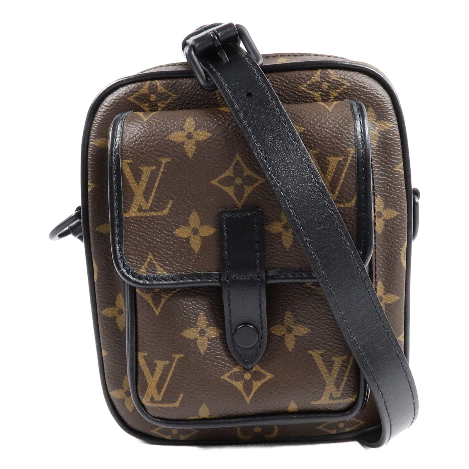 LOUIS VUITTON Monogram Macassar Christopher Wearable Wallet肩背袋