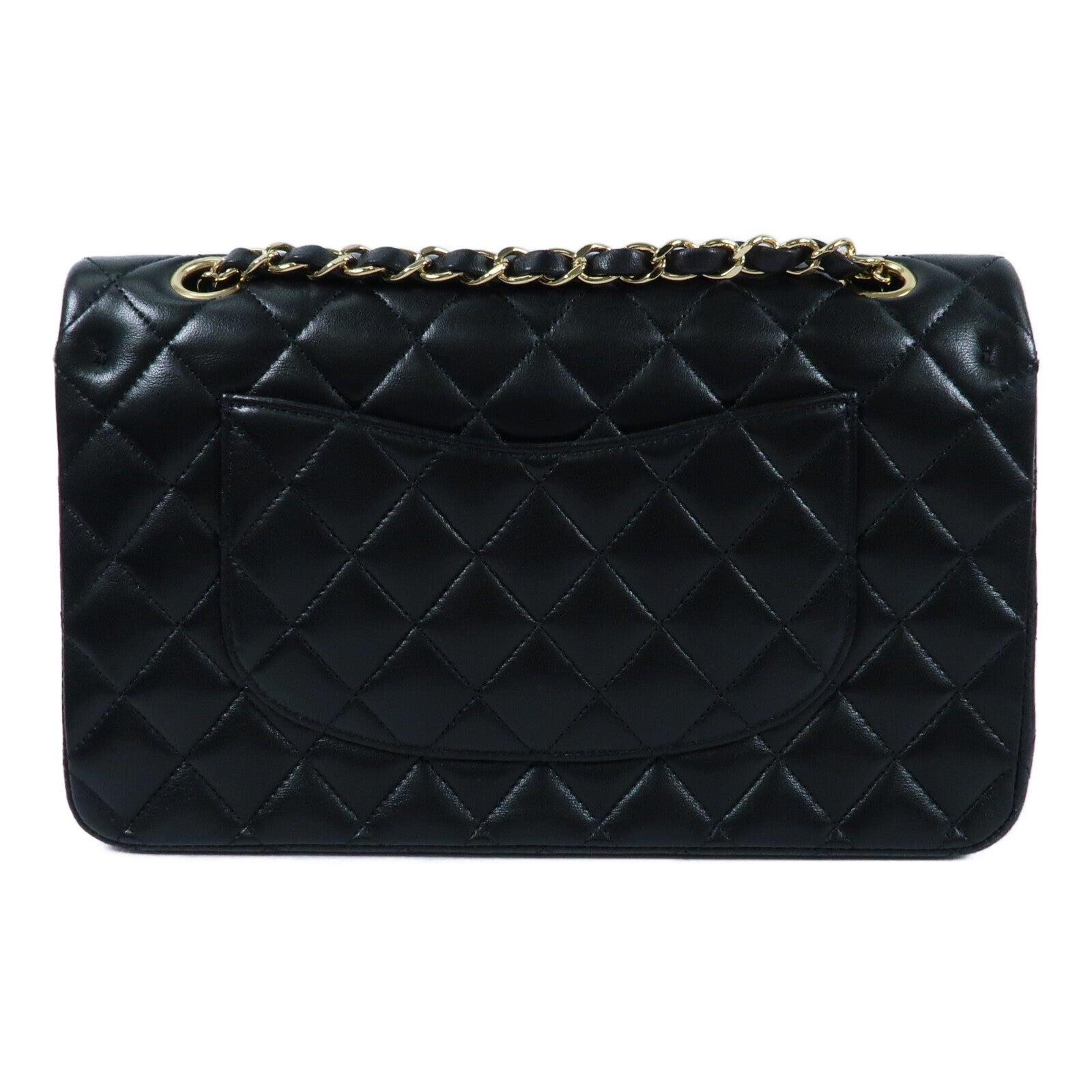 CHANEL 羊皮皮革Classic 25金扣鏈帶肩背袋