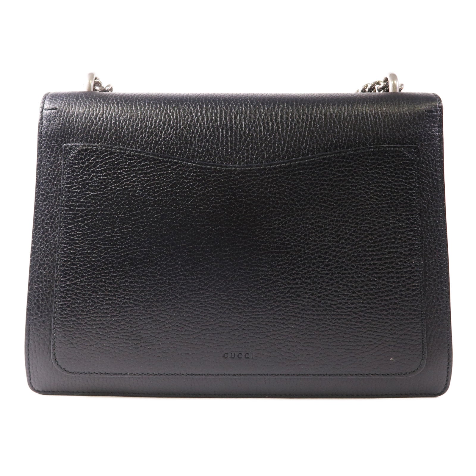 GUCCI 牛皮皮革Dionysus銀扣鏈帶肩背袋