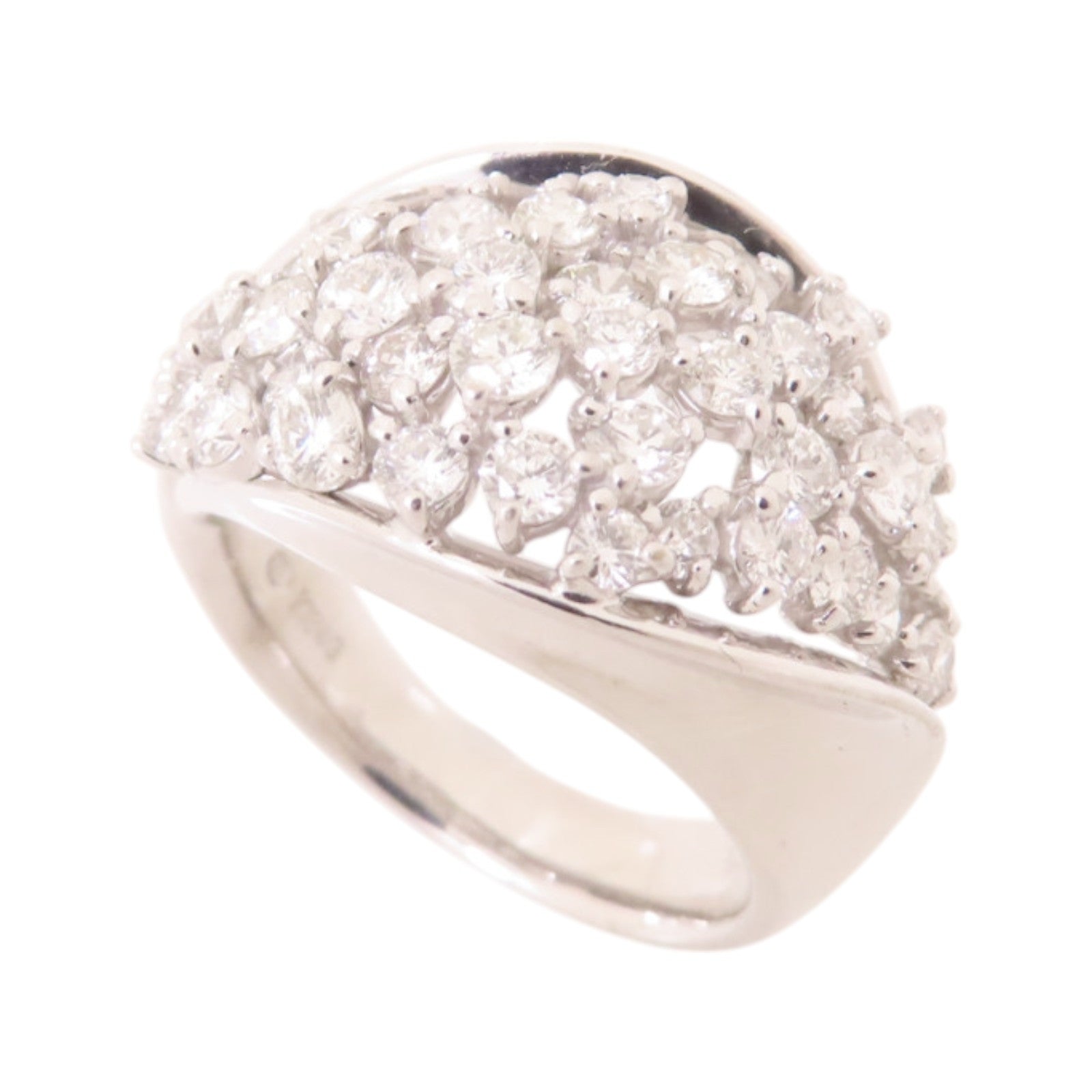 JEWELRY 18K白金/鑽石Diamond Ring戒指US#5.75