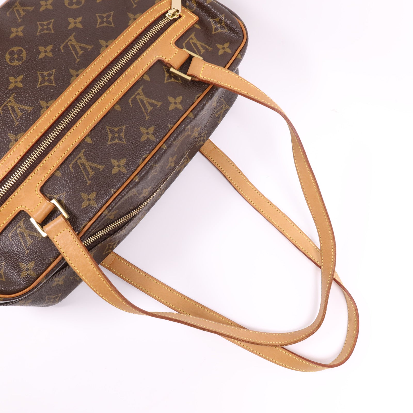 LOUIS VUITTON Monogram Cite GM金扣肩背袋
