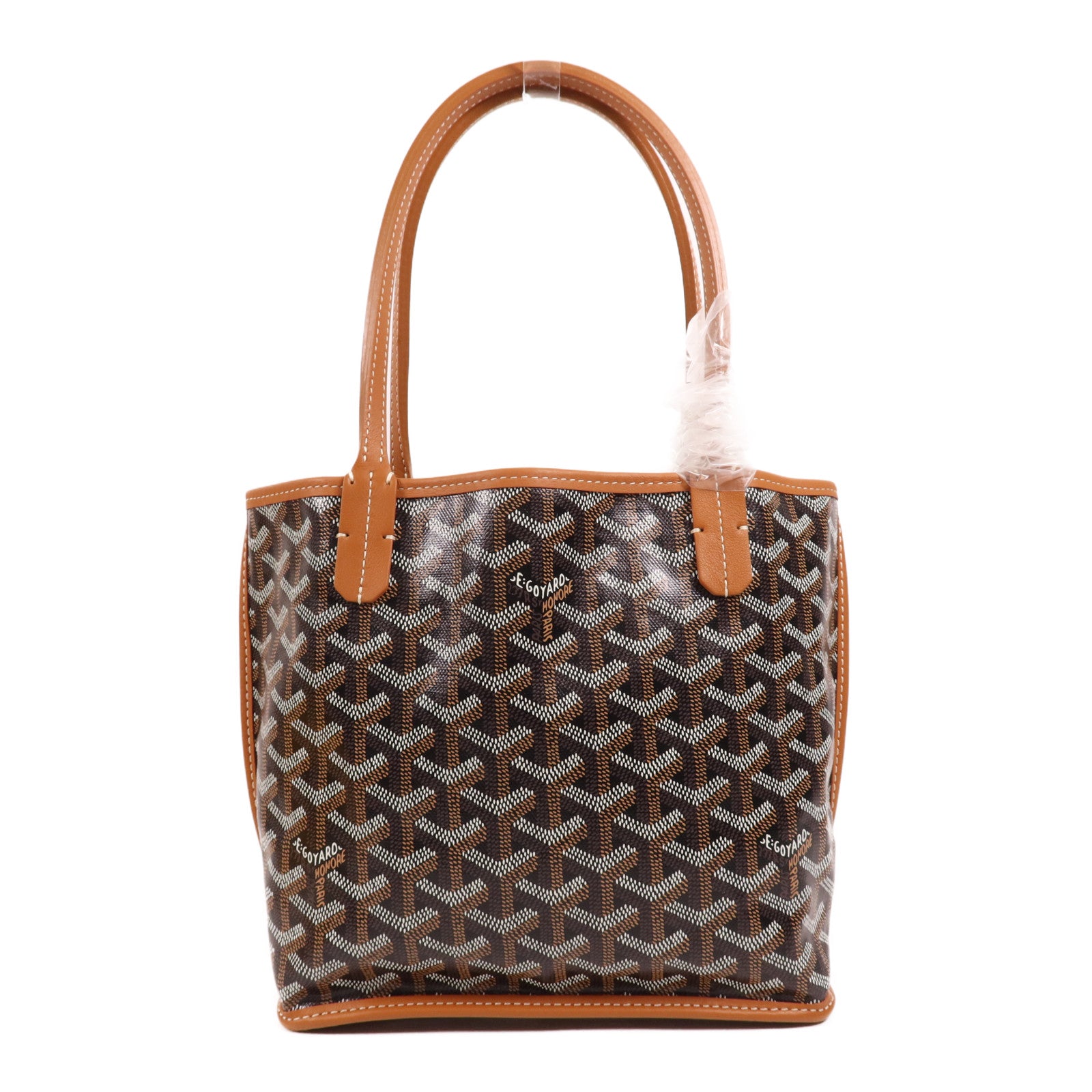 GOYARD 塗層帆布Anjou Mini Bag銀扣手挽袋