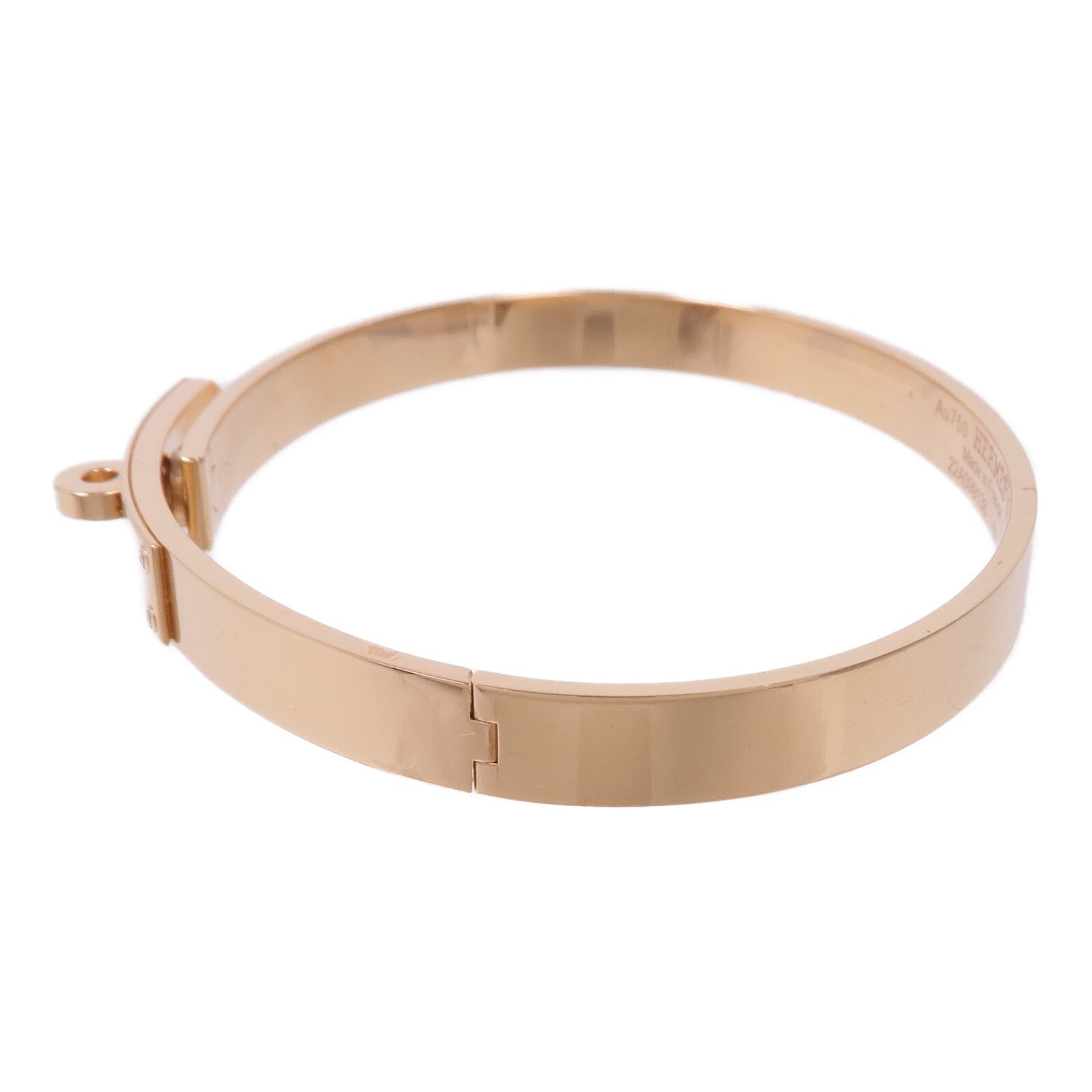 HERMES 18K玫瑰金Kelly Bracelet手鏈