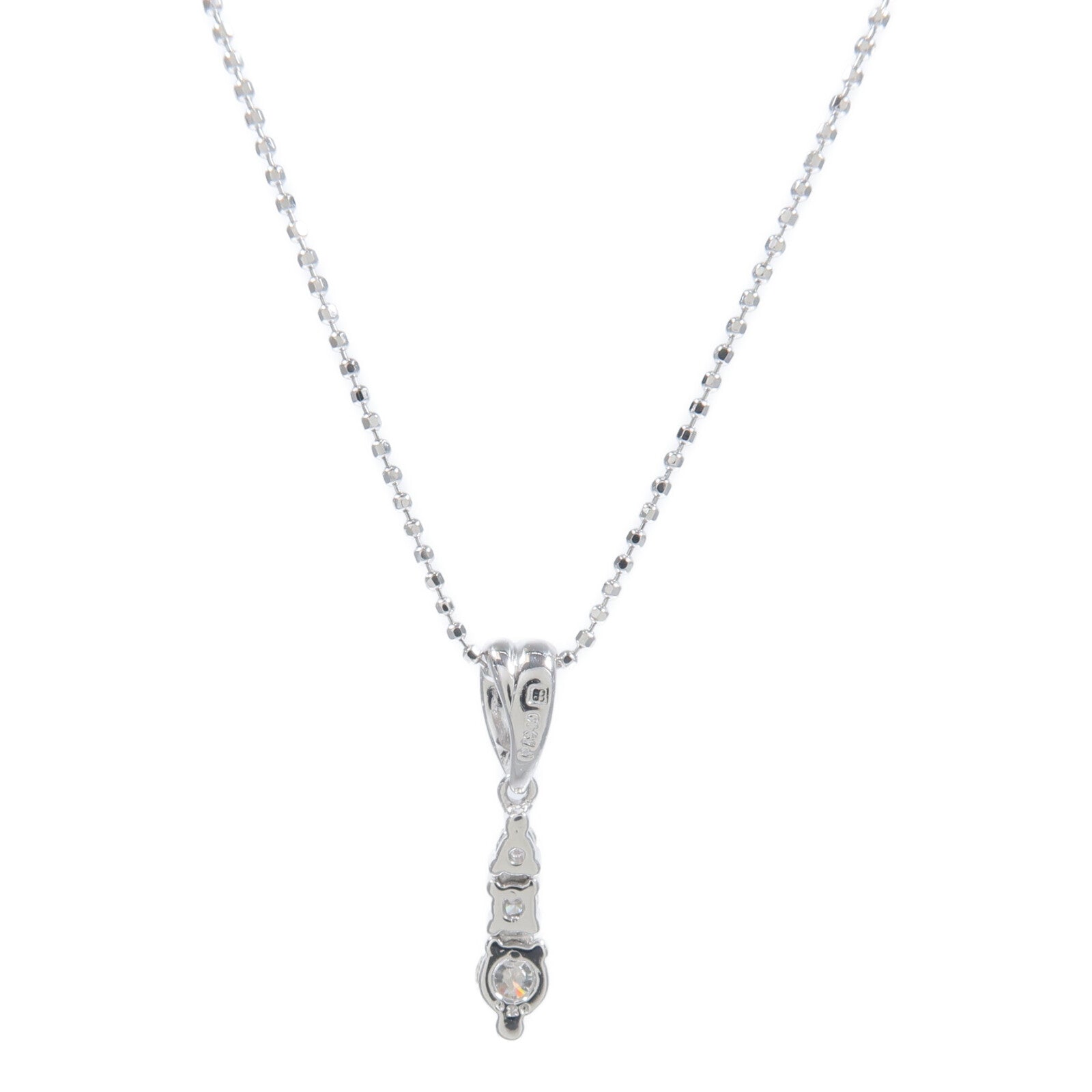 JEWELRY PT900鉑金/18K白金Diamond Necklace鑽石項鍊
