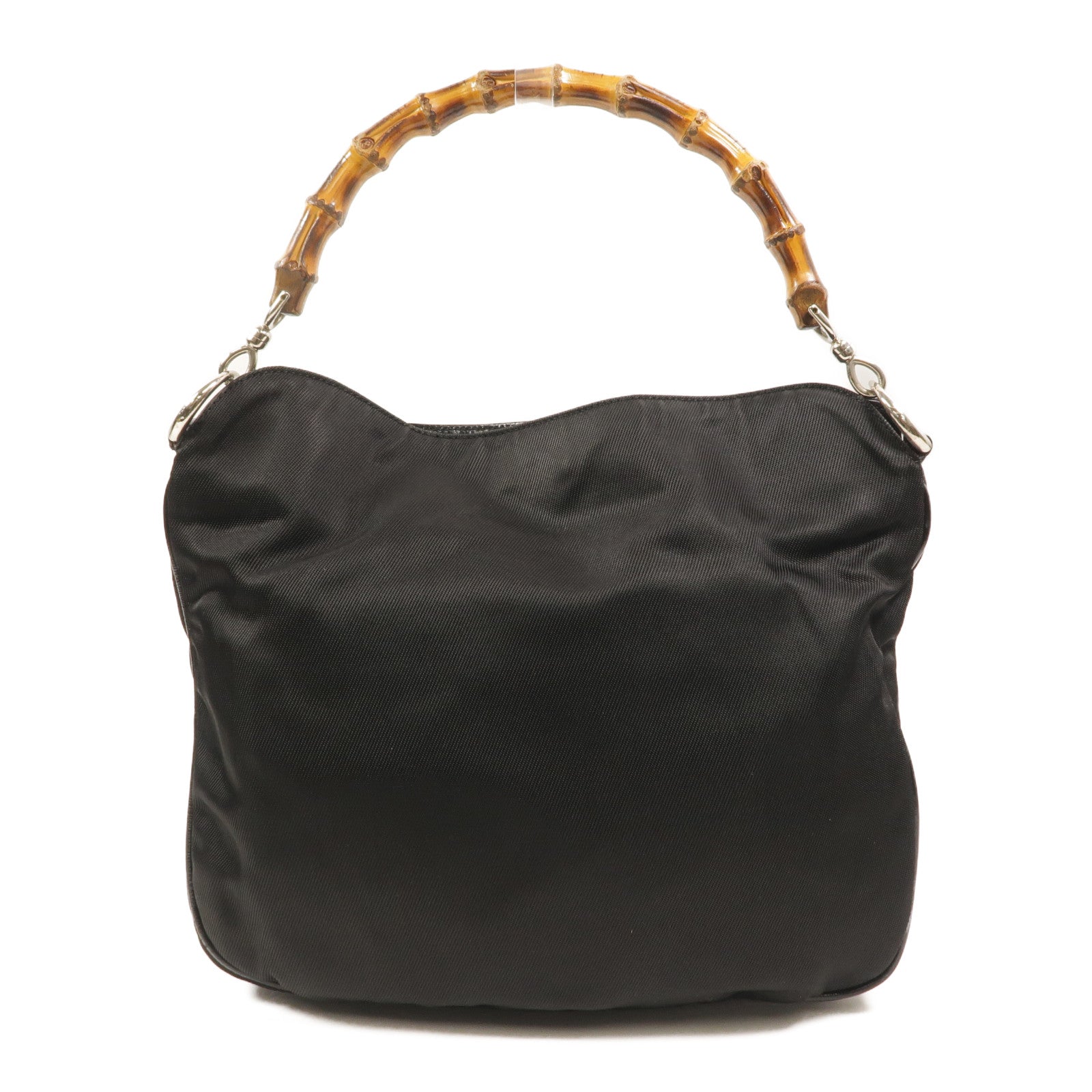 GUCCI 尼龍Vintage Bamboo手挽肩背兩用袋