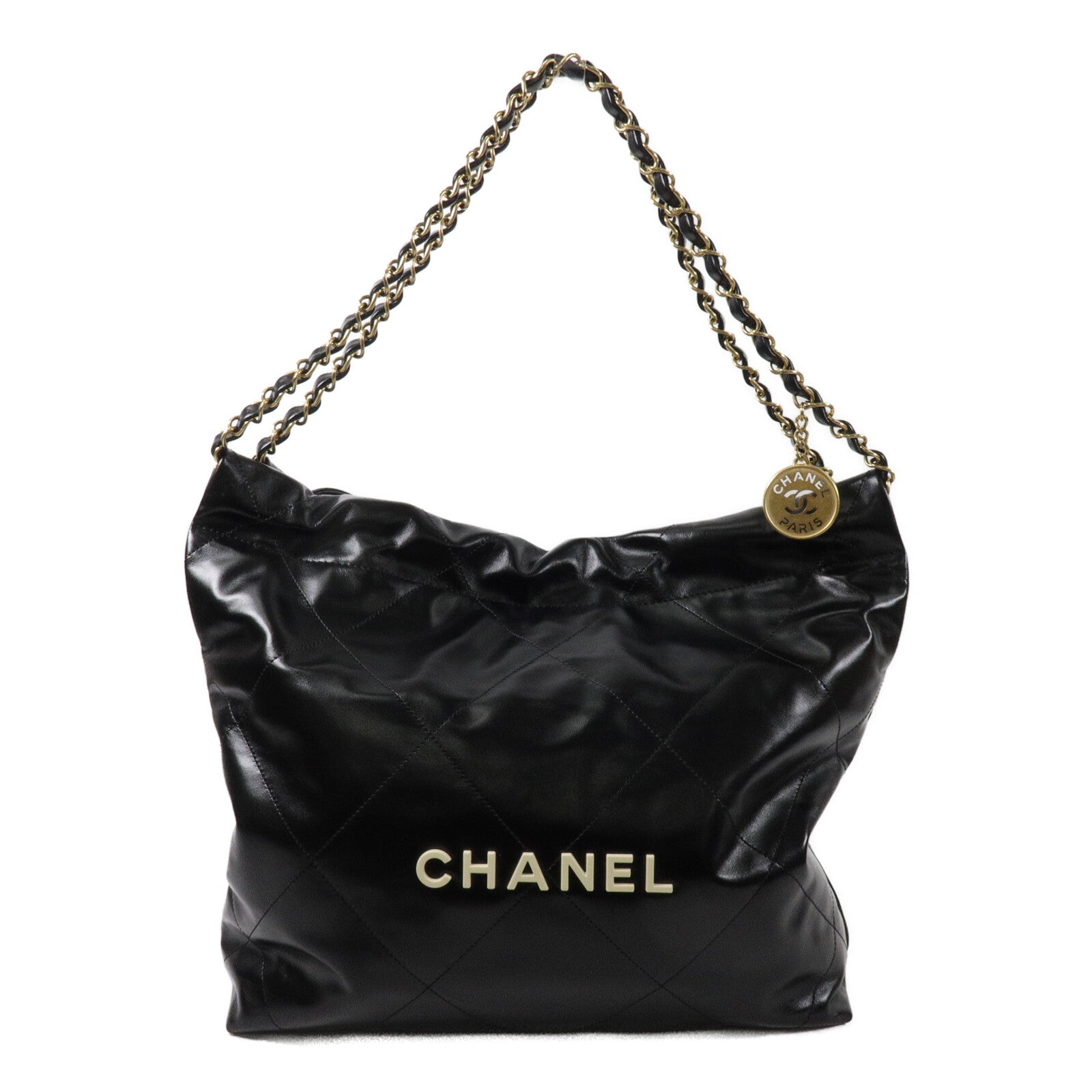 CHANEL 牛皮皮革Chanel 22 Small鏈帶肩背袋