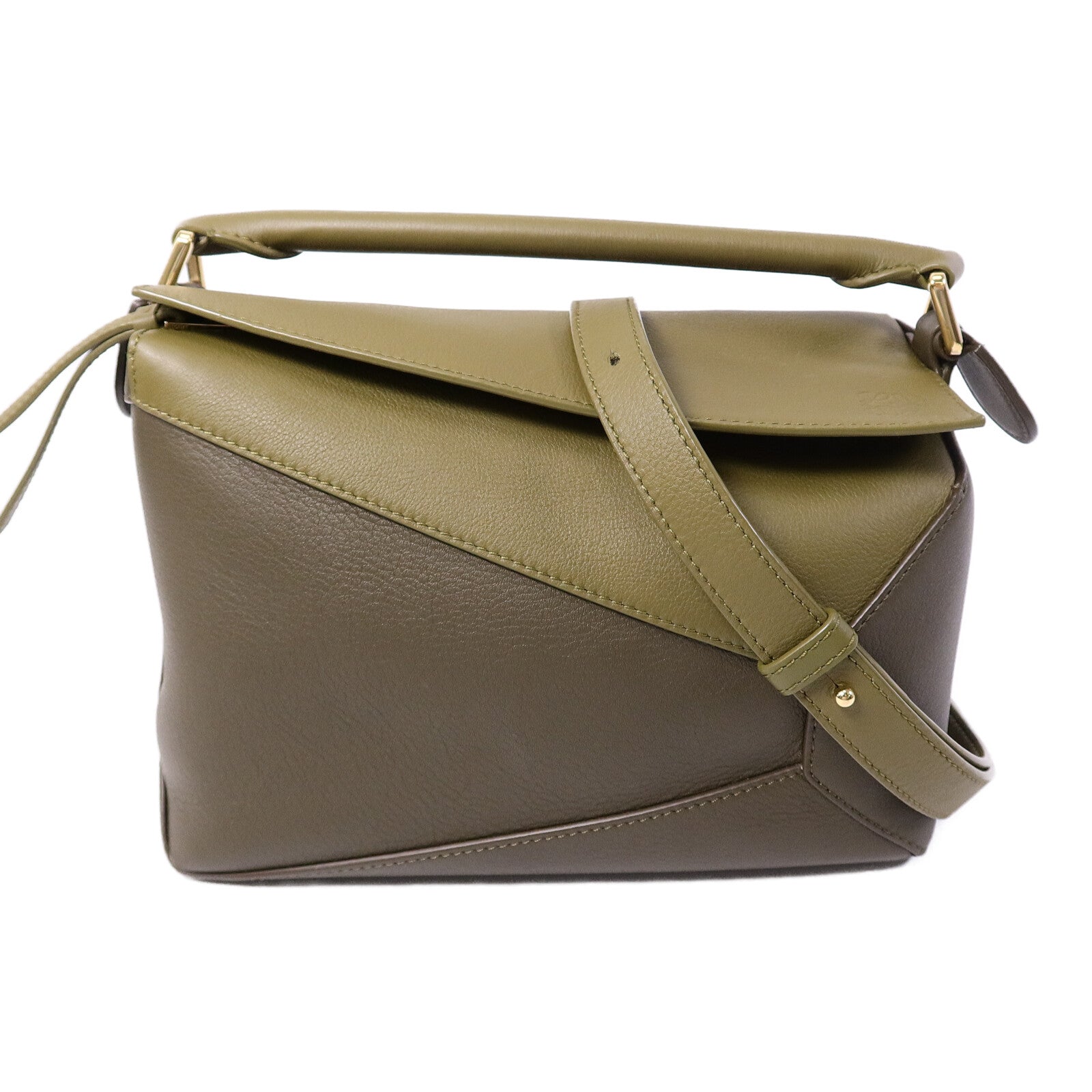 LOEWE 牛皮皮革Puzzle Small手挽肩背兩用袋