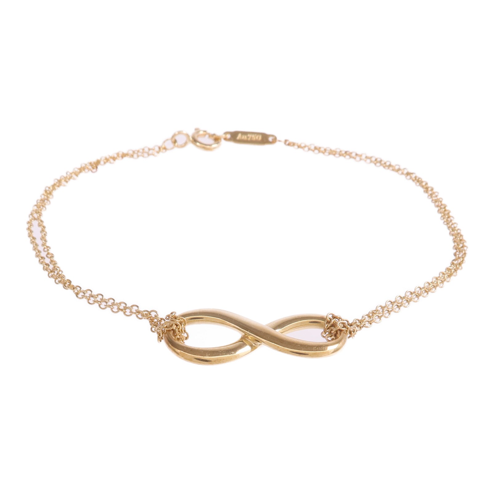 TIFFANY&CO 18K黃金Infinity Bracelet手鏈