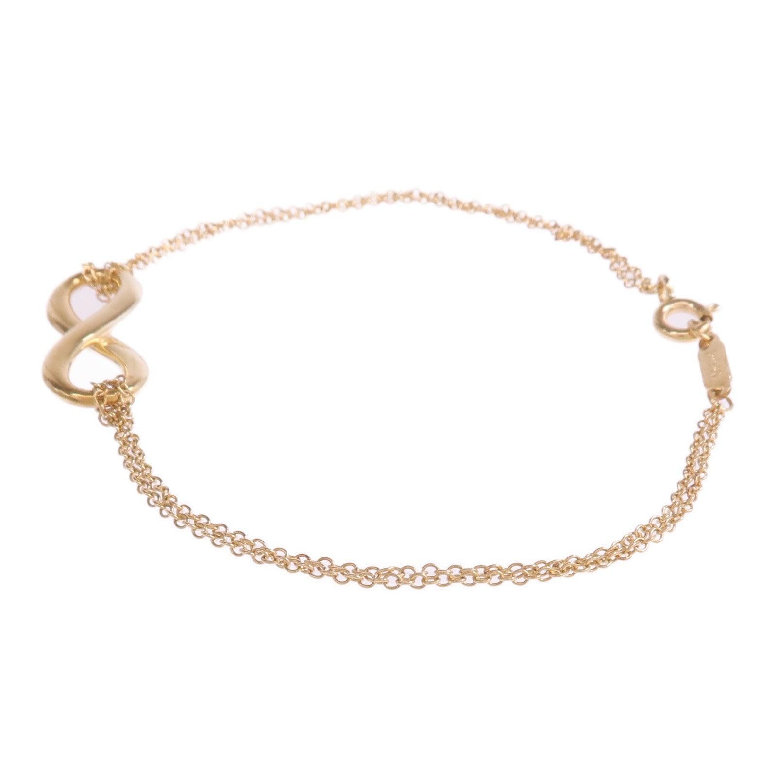 TIFFANY&CO 18K黃金Infinity Bracelet手鏈