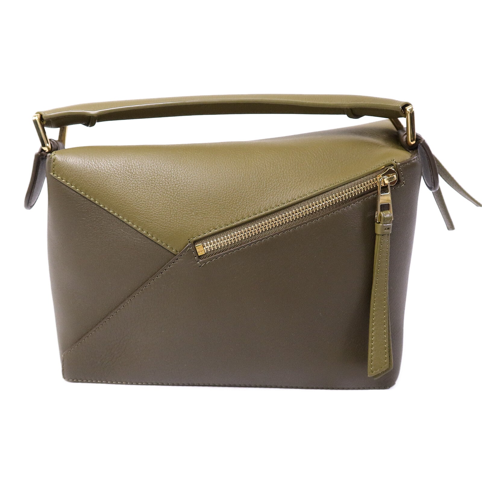 LOEWE 牛皮皮革Puzzle Small手挽肩背兩用袋