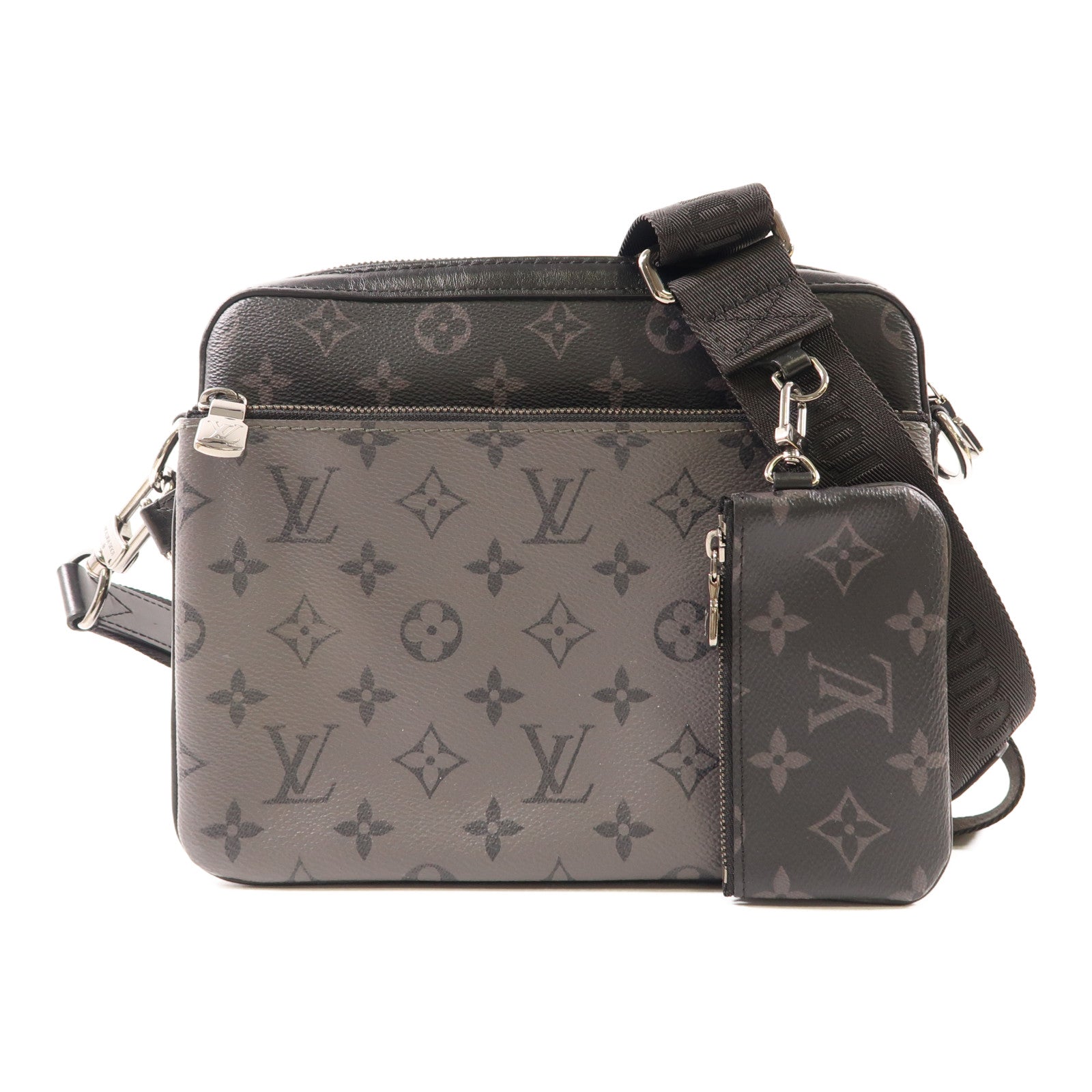 LOUIS VUITTON LV SHW Trio Messenger Shoulder Bag M69443 Monogram Eclipse Reverse