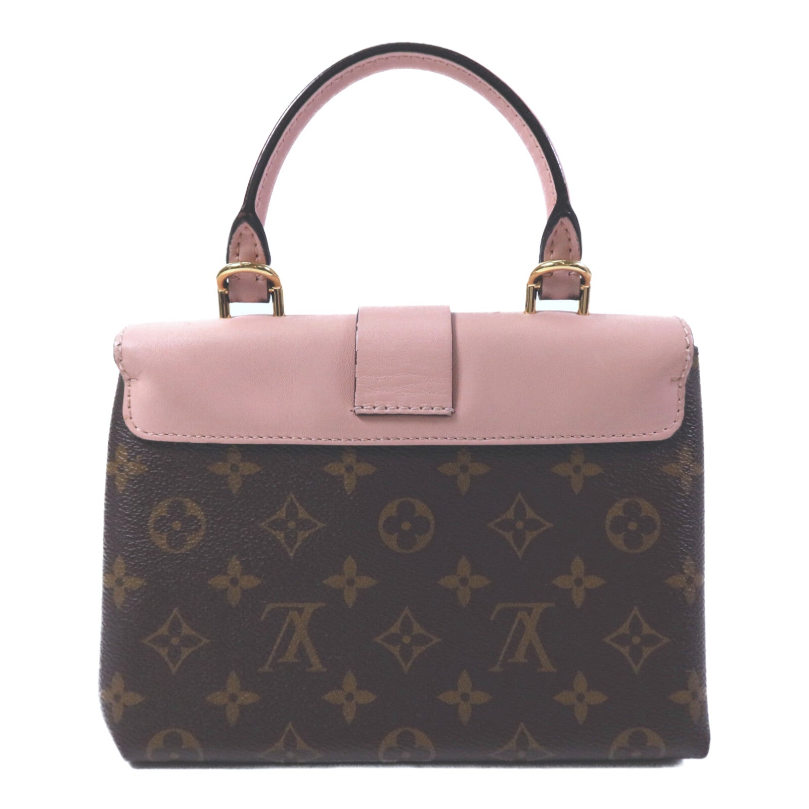 LOUIS VUITTON Monogram Locky BB金扣手挽肩背兩用袋