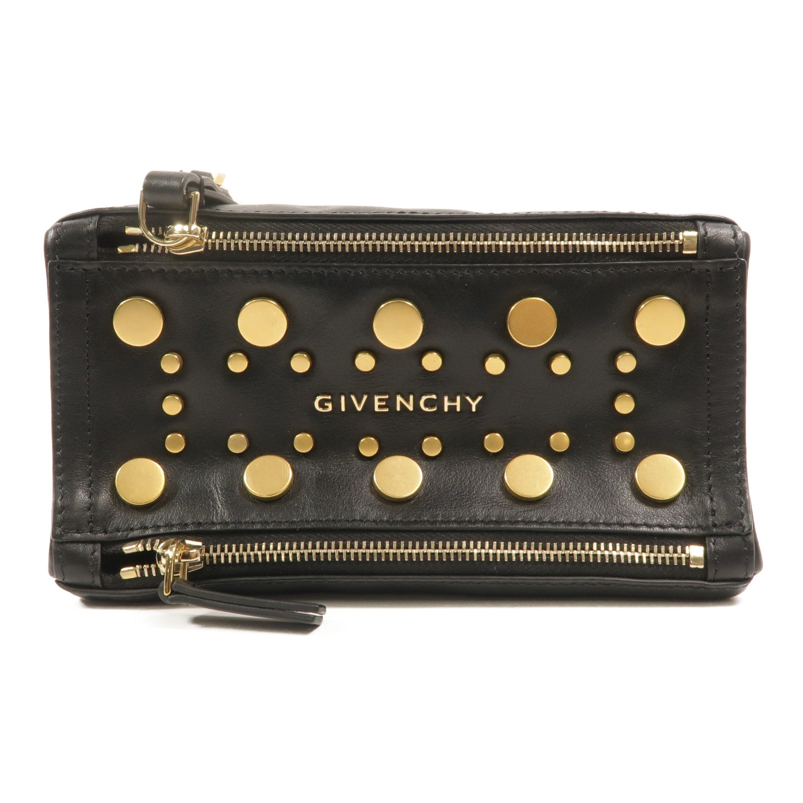 GIVENCHY 牛皮皮革Pandora Wristlet Pouch手拿包
