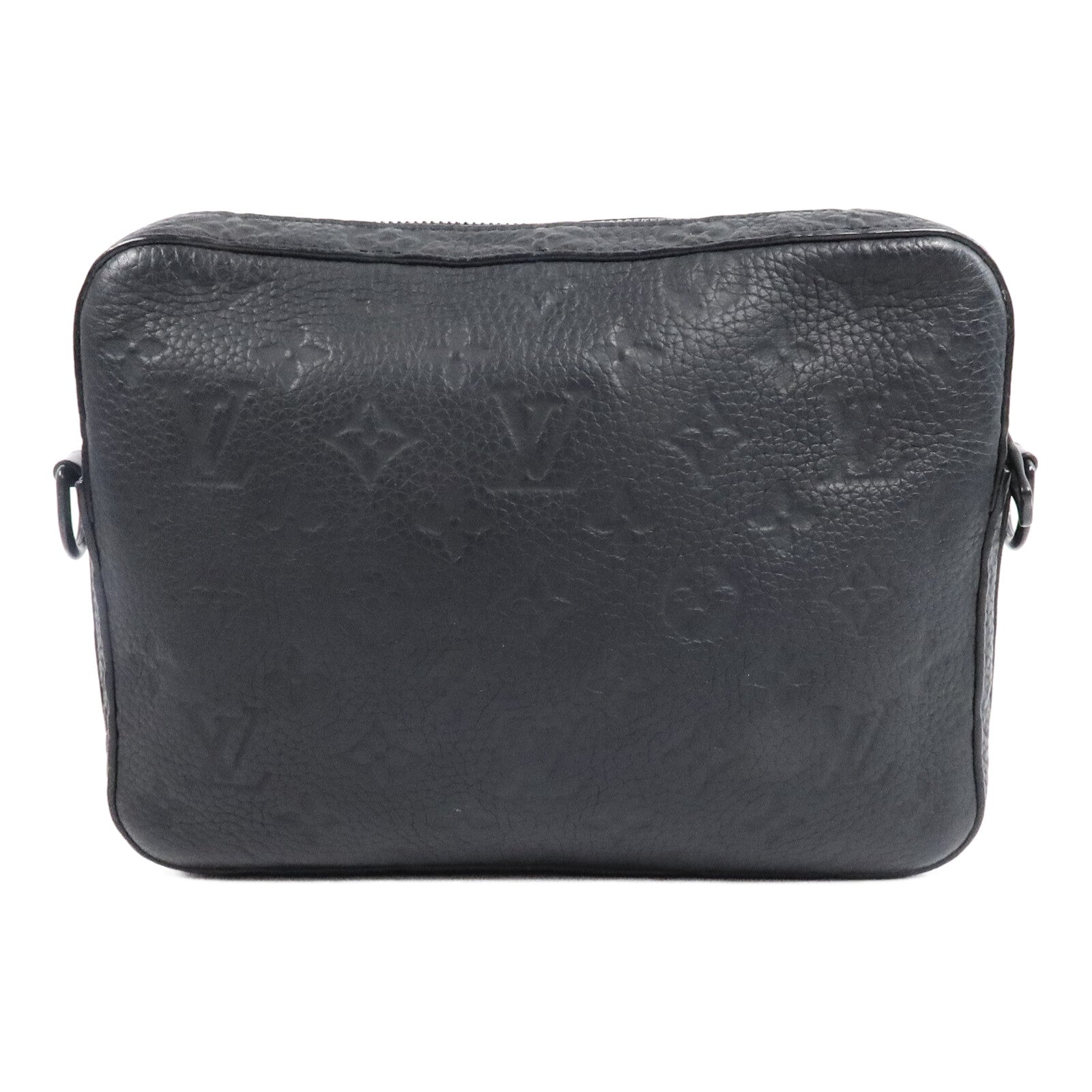 LOUIS VUITTON Monogram Taurillon Steamer Messenger肩背袋