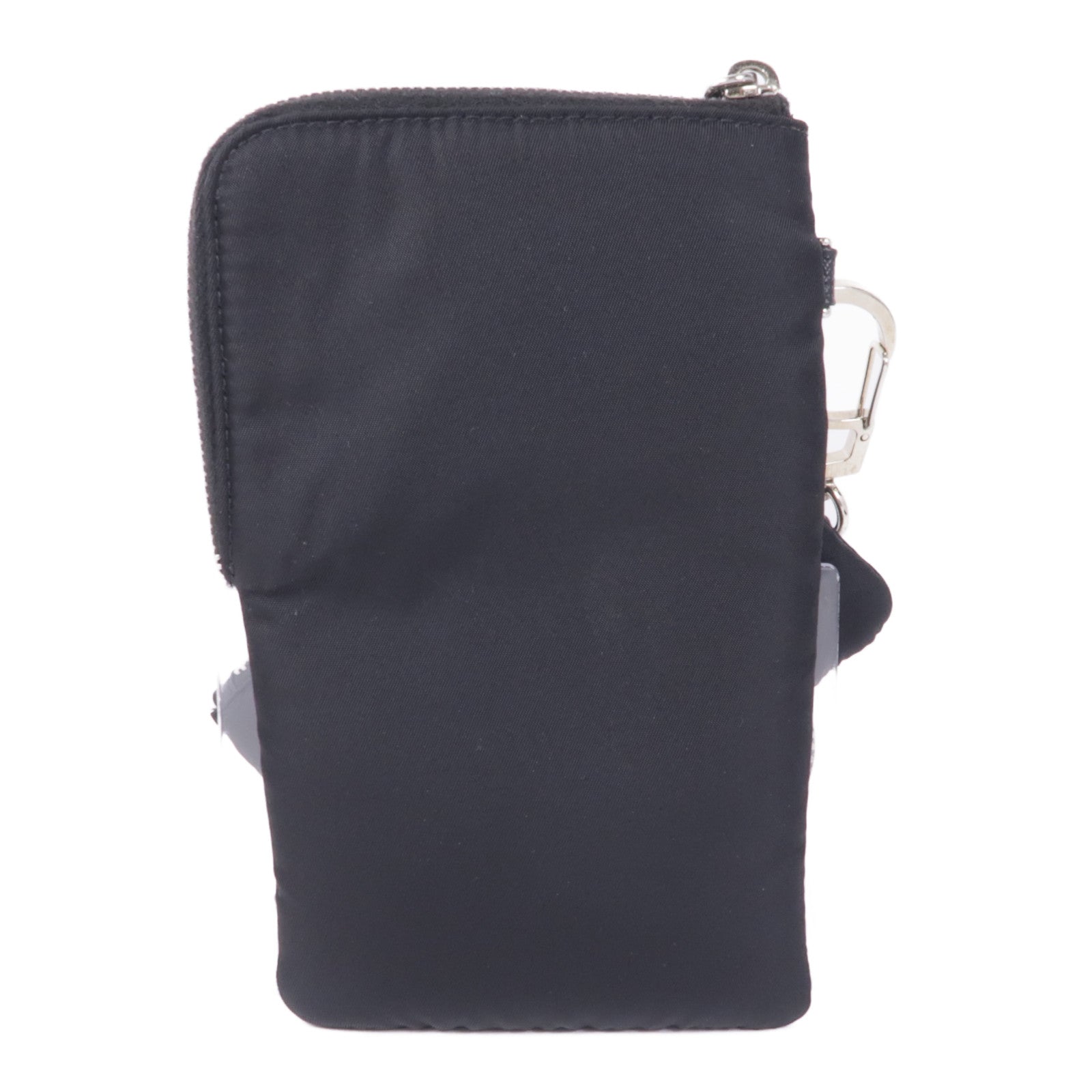 PRADA SHW Pouch Shoulder Bag Nylon Black