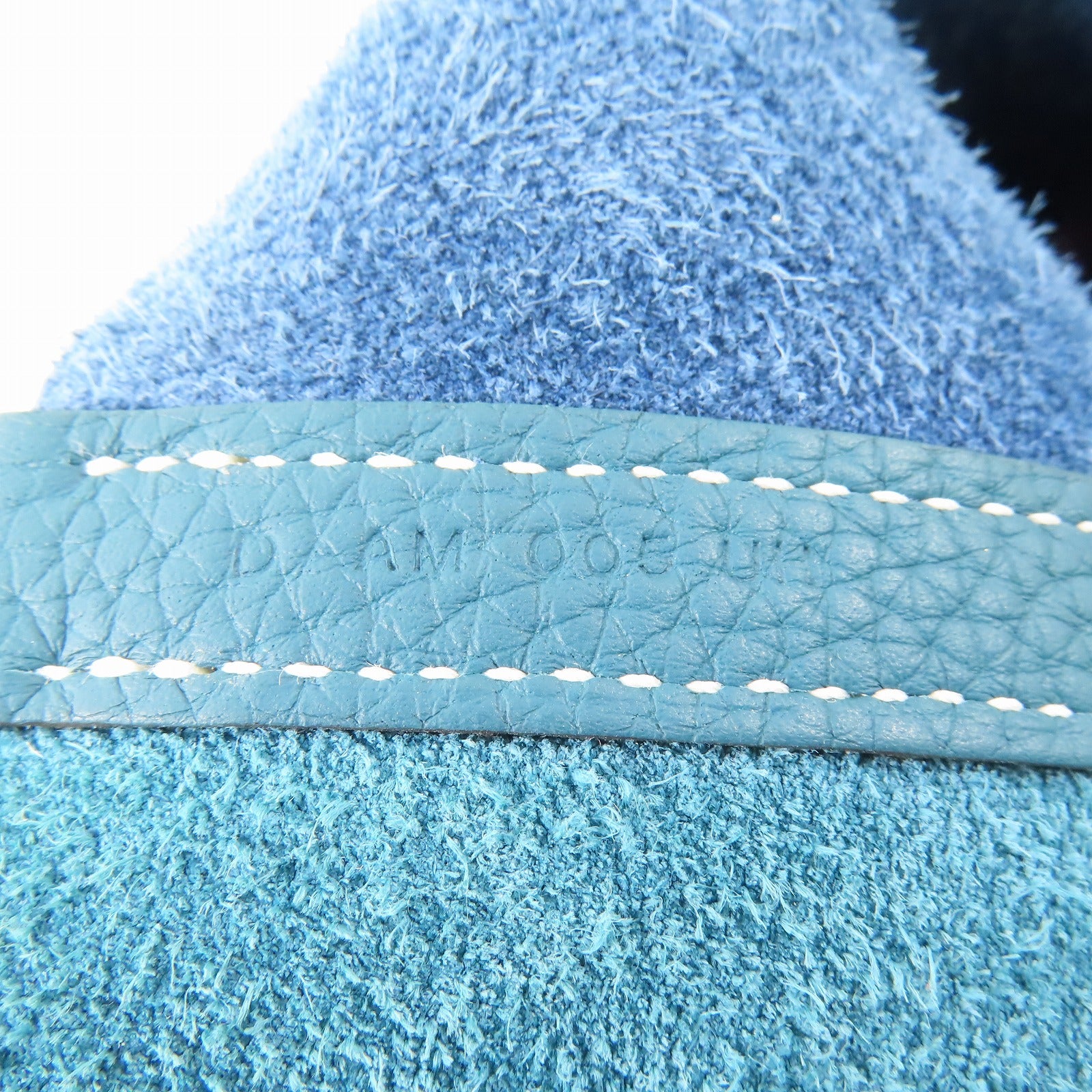 HERMES 【激減優惠】Clemence皮革Picotin PM銀扣手挽袋Vert Bosphore/Deep Blue