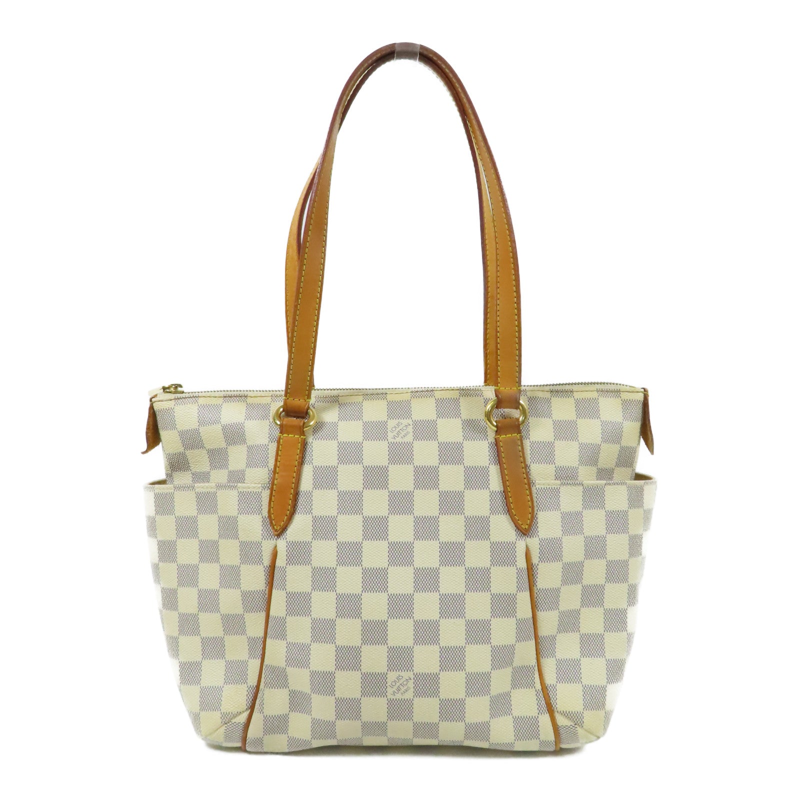 LOUIS VUITTON Damier Azur Totally MM金扣肩背袋