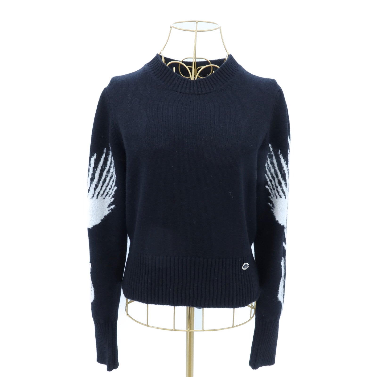 CHANEL Cashmere/Silk Knitted Top上衣