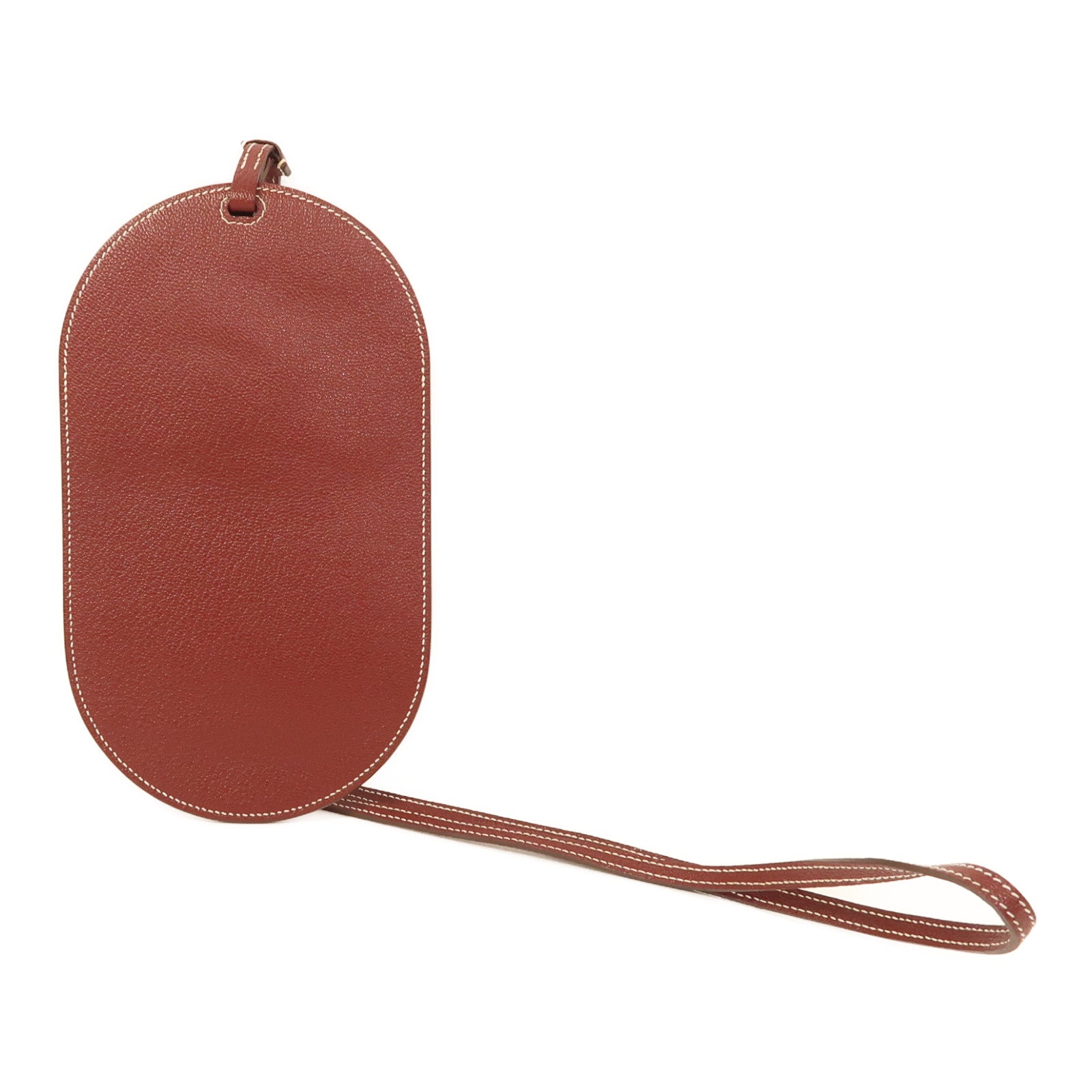 HERMES Chevre皮革In The Loop Pouch手拿包紅色