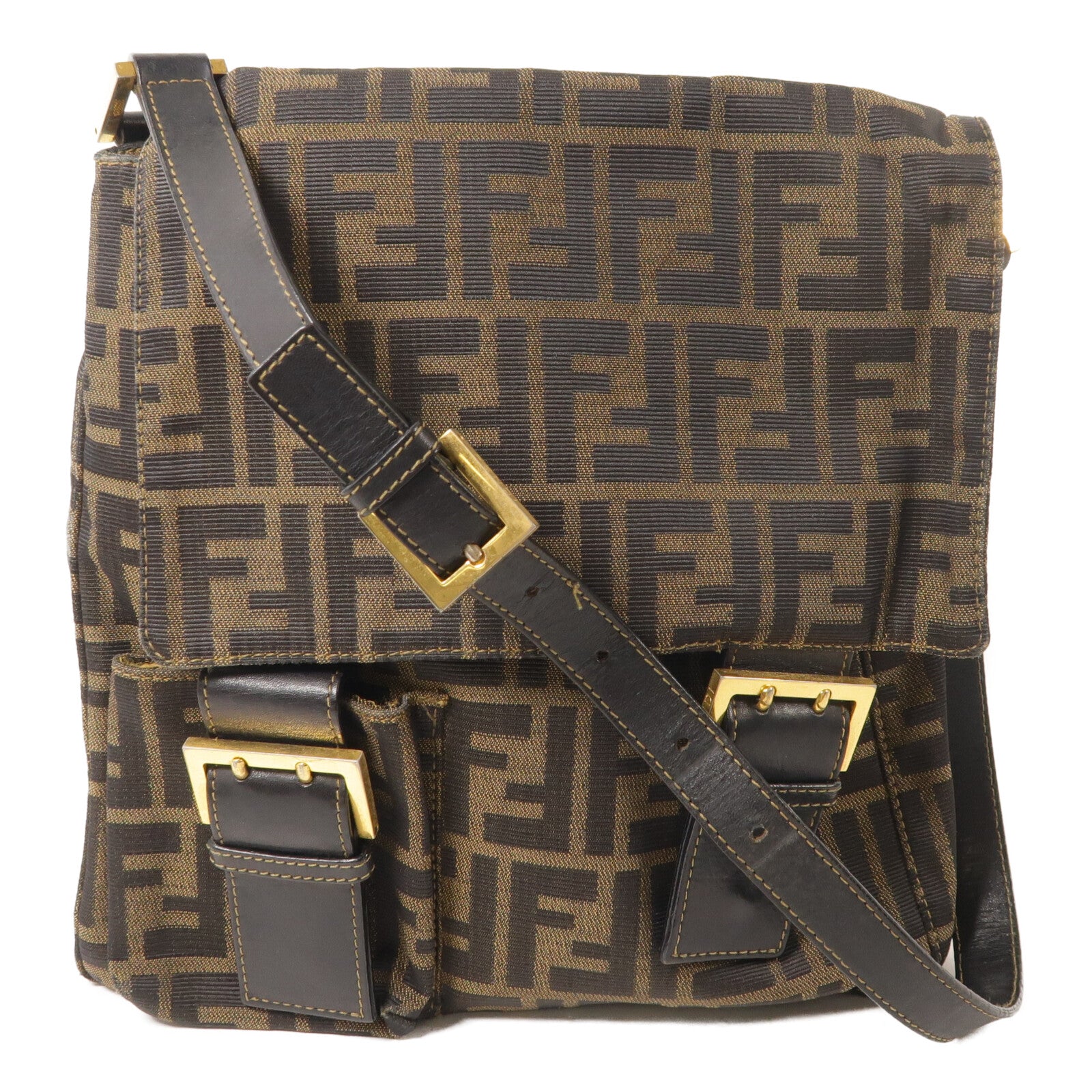 FENDI 帆布Zucchino肩背袋