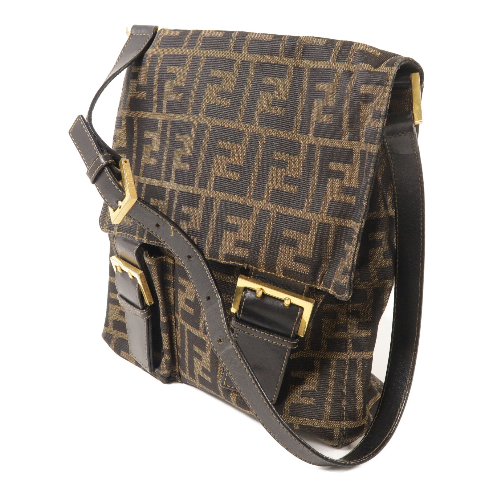 FENDI 帆布Zucchino肩背袋