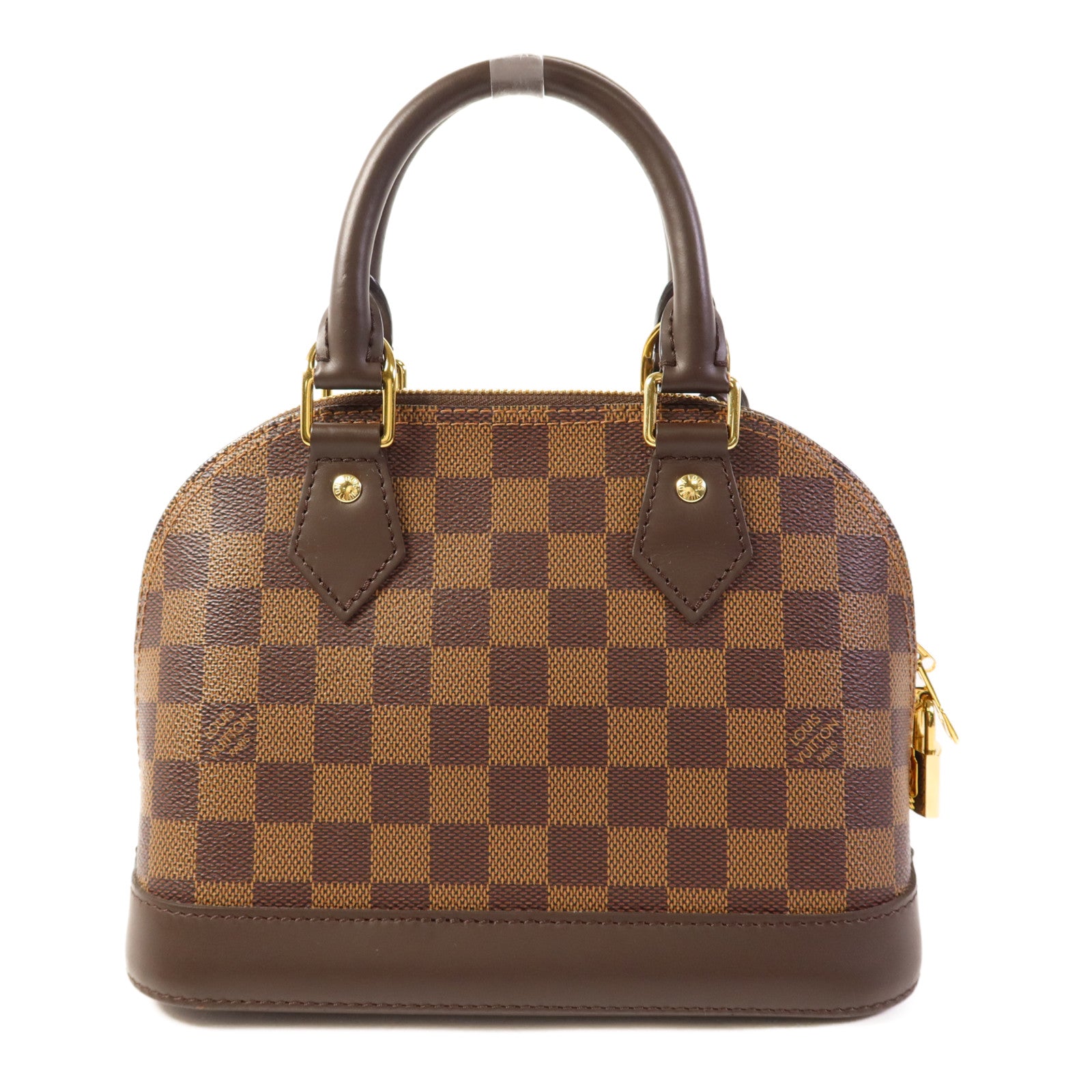 LOUIS VUITTON Damier Alma BB金扣手挽肩背兩用袋