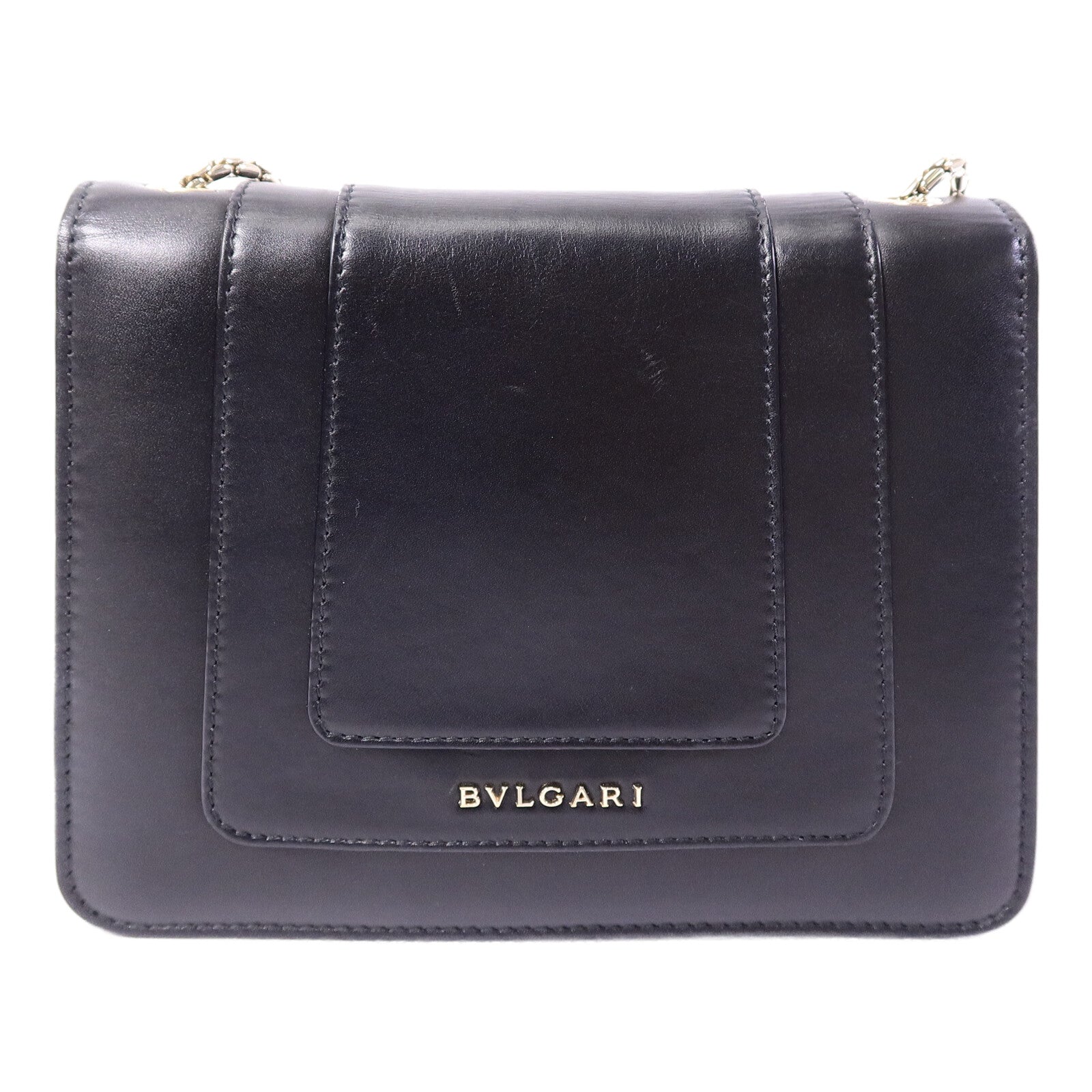 BVLGARI 牛皮皮革Serpenti Forever Small鏈帶肩背袋