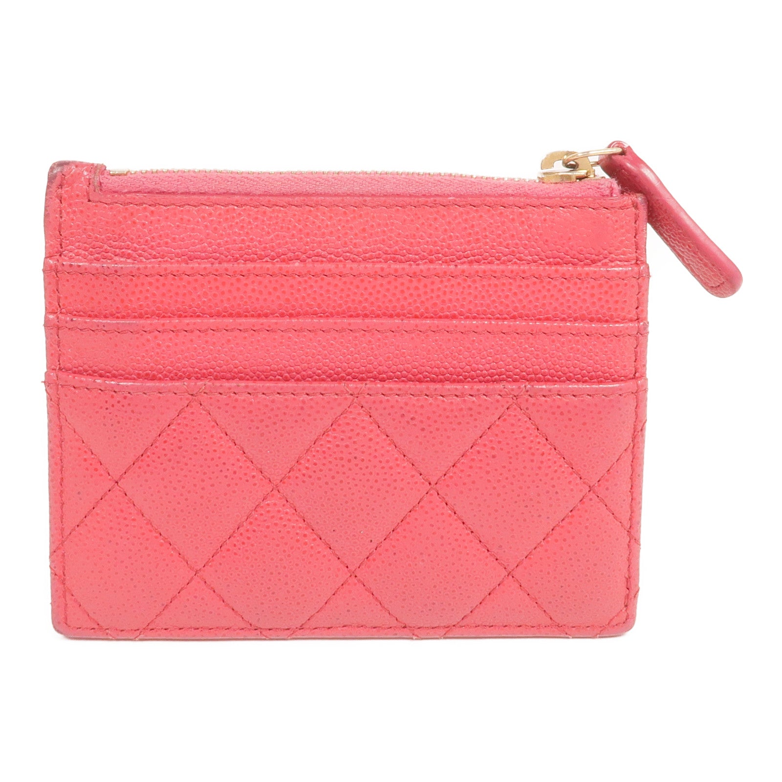 CHANEL 牛皮皮革Card Case金扣卡片套