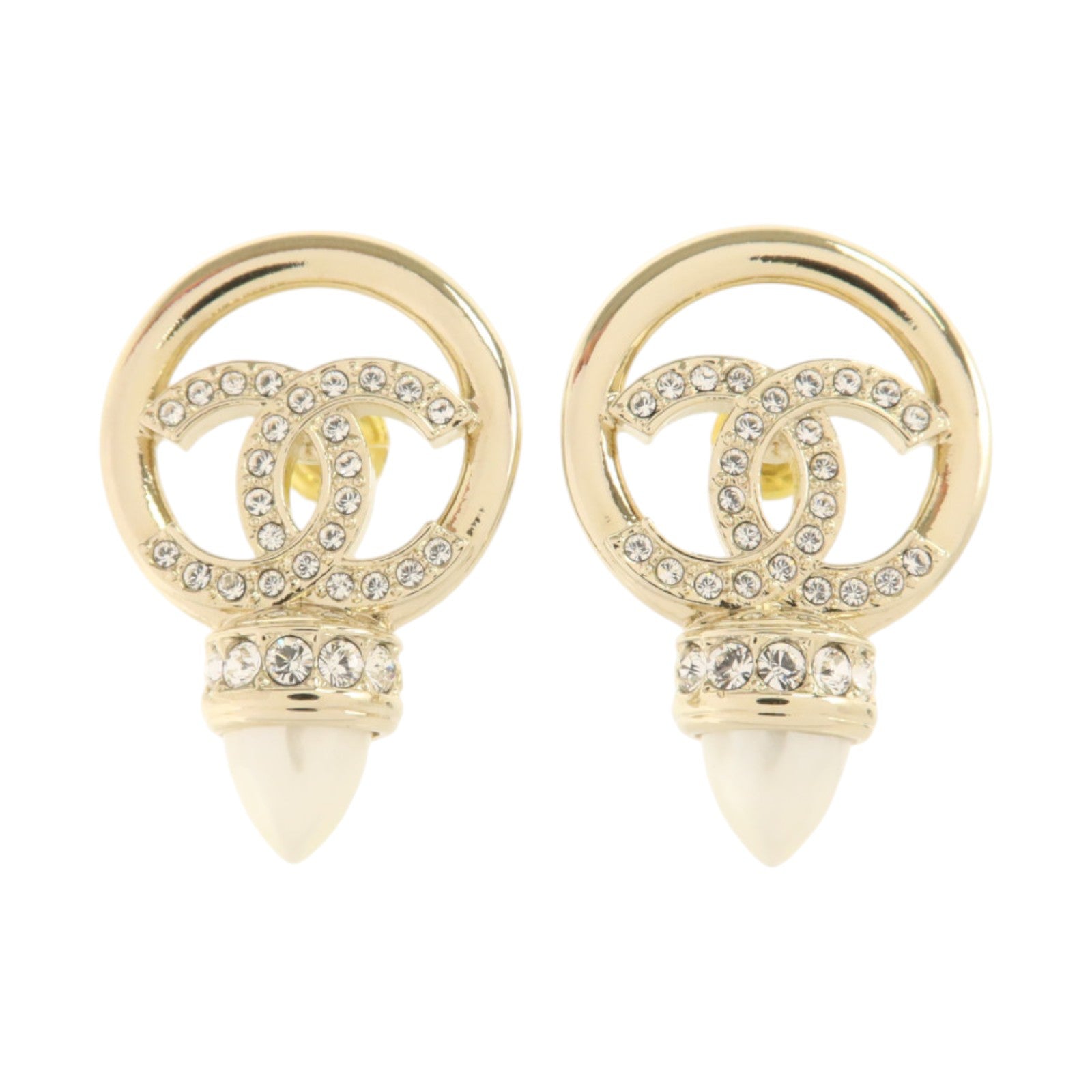 CHANEL 金屬/PVC Earrings耳環