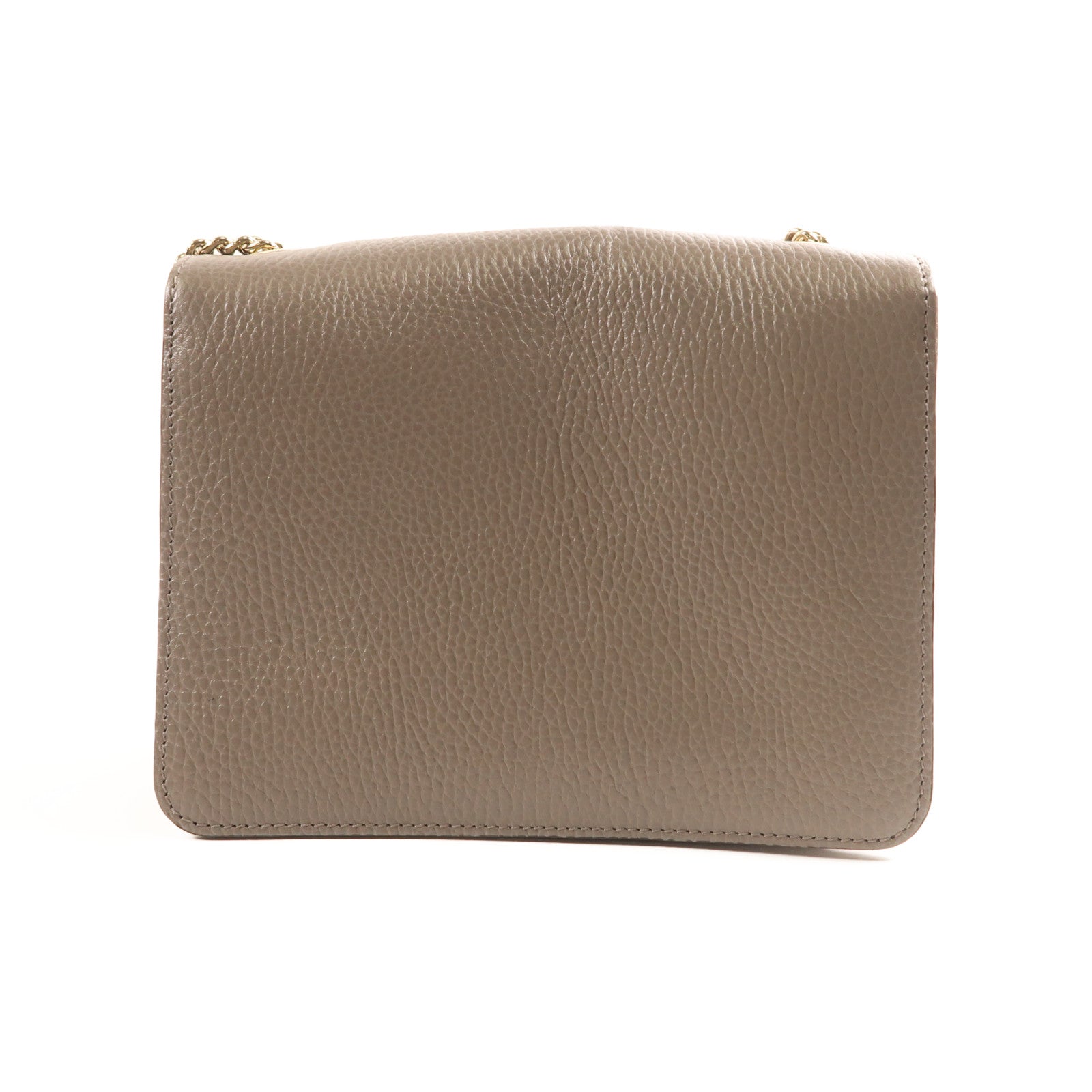 GUCCI  GG GHW Interlock Shoulder Bag 510304 Calfskin Leather Grey