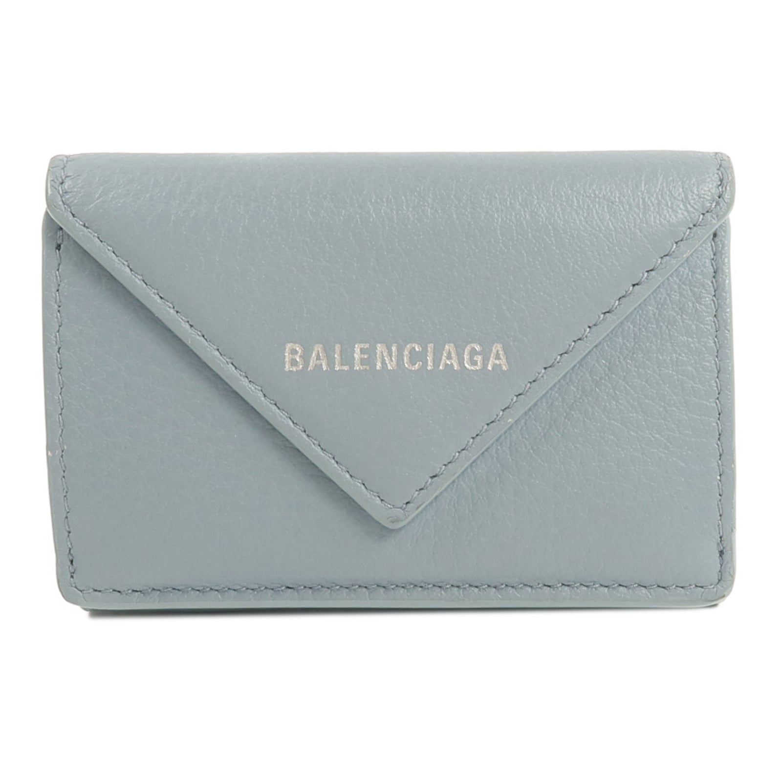 BALENCIAGA 牛皮皮革Tri-fold Compact Wallet錢包